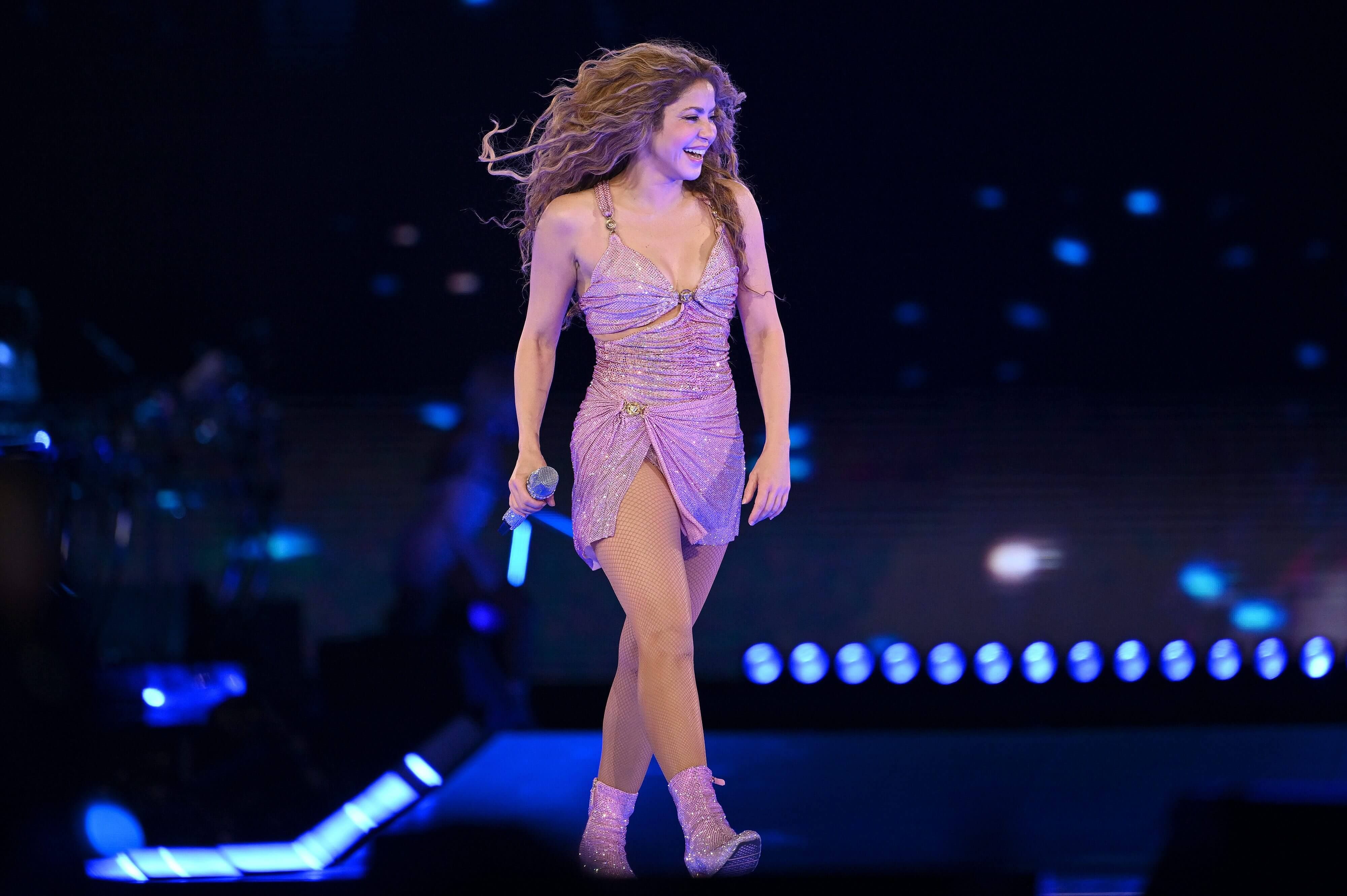  Shakira, durante el concierto en Metlive