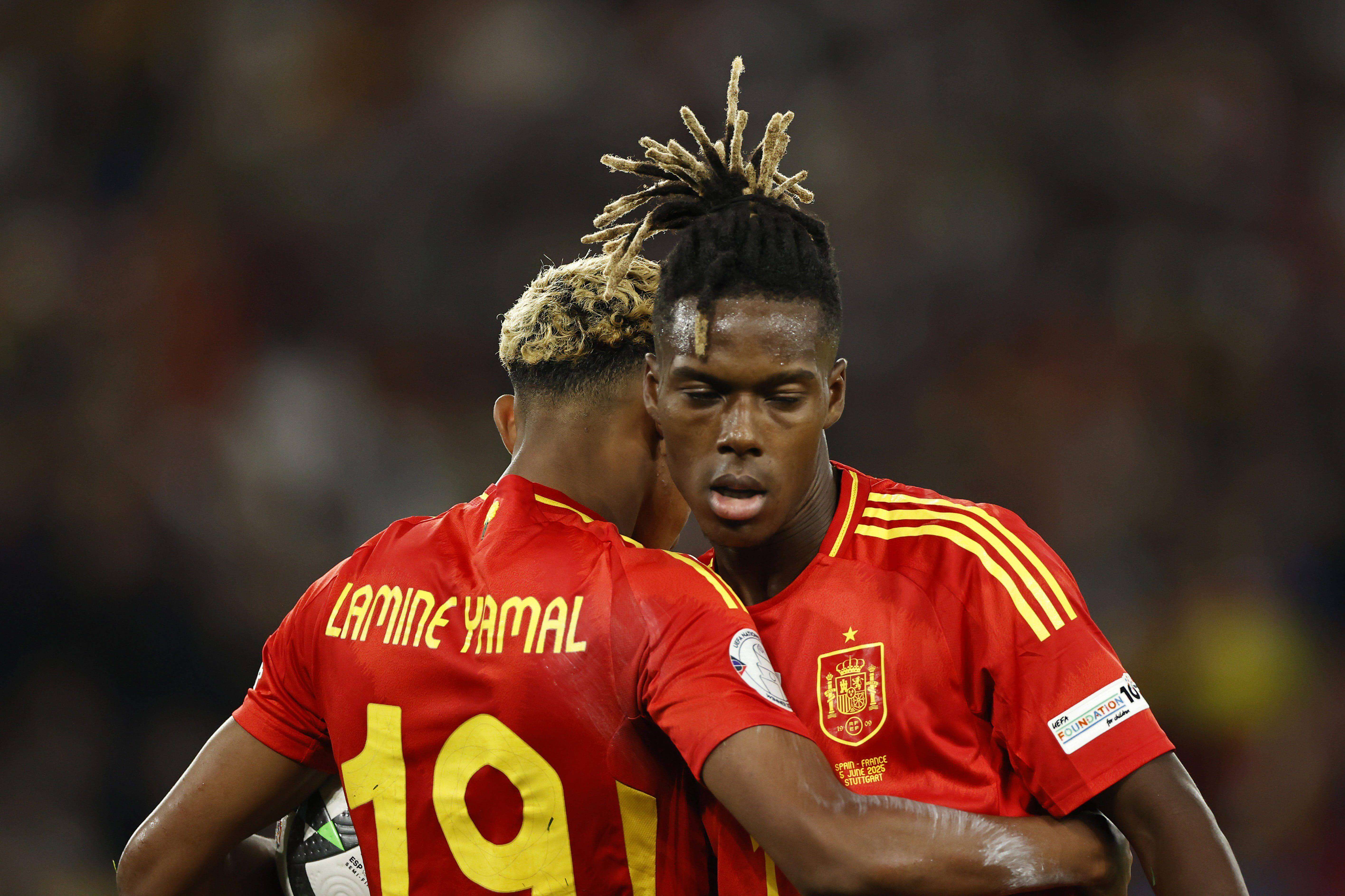 Nico Williams y Lamine Yamal con la Selección Española (Cordon Press)
