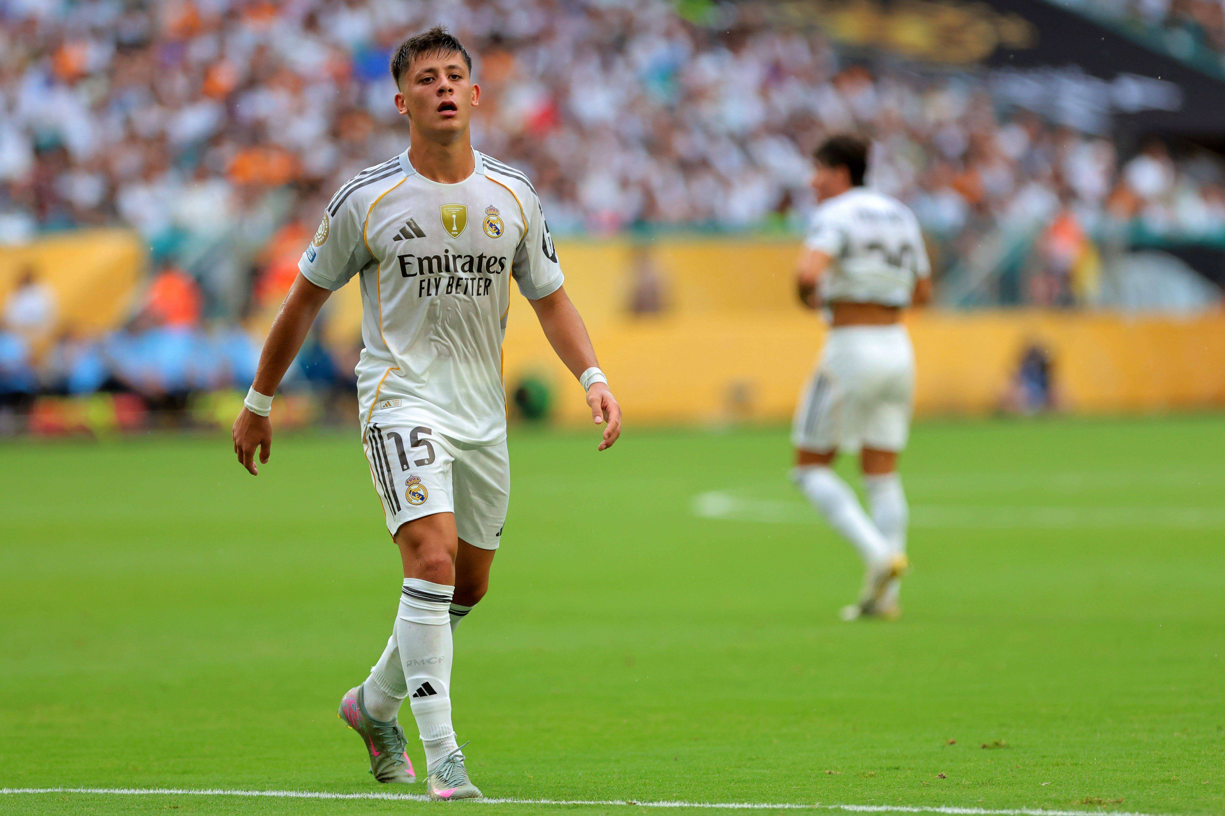 Güler, en el partido ante la Juventus