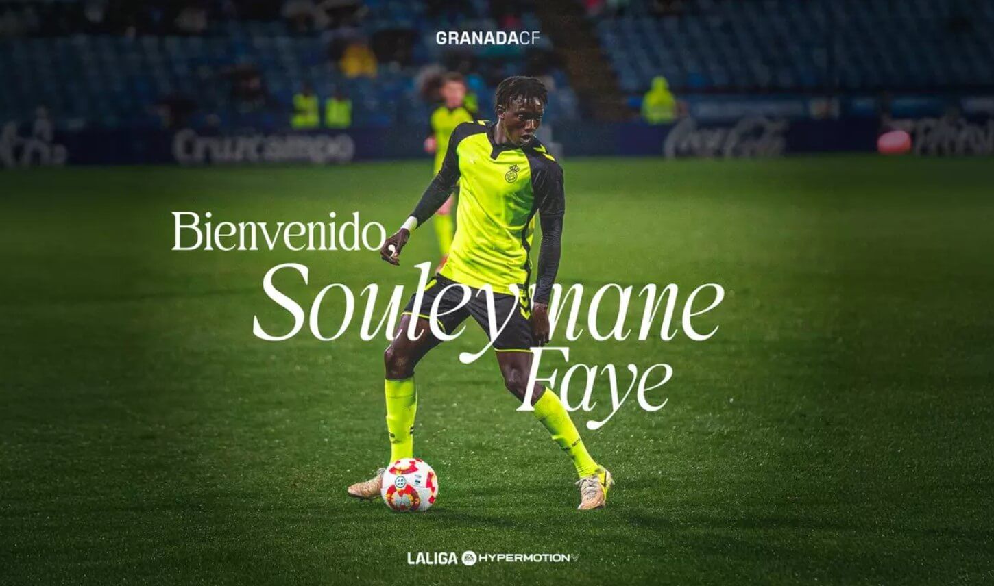Souleymane Faye, nuevo jugador del Granada (Imagen: GCF).