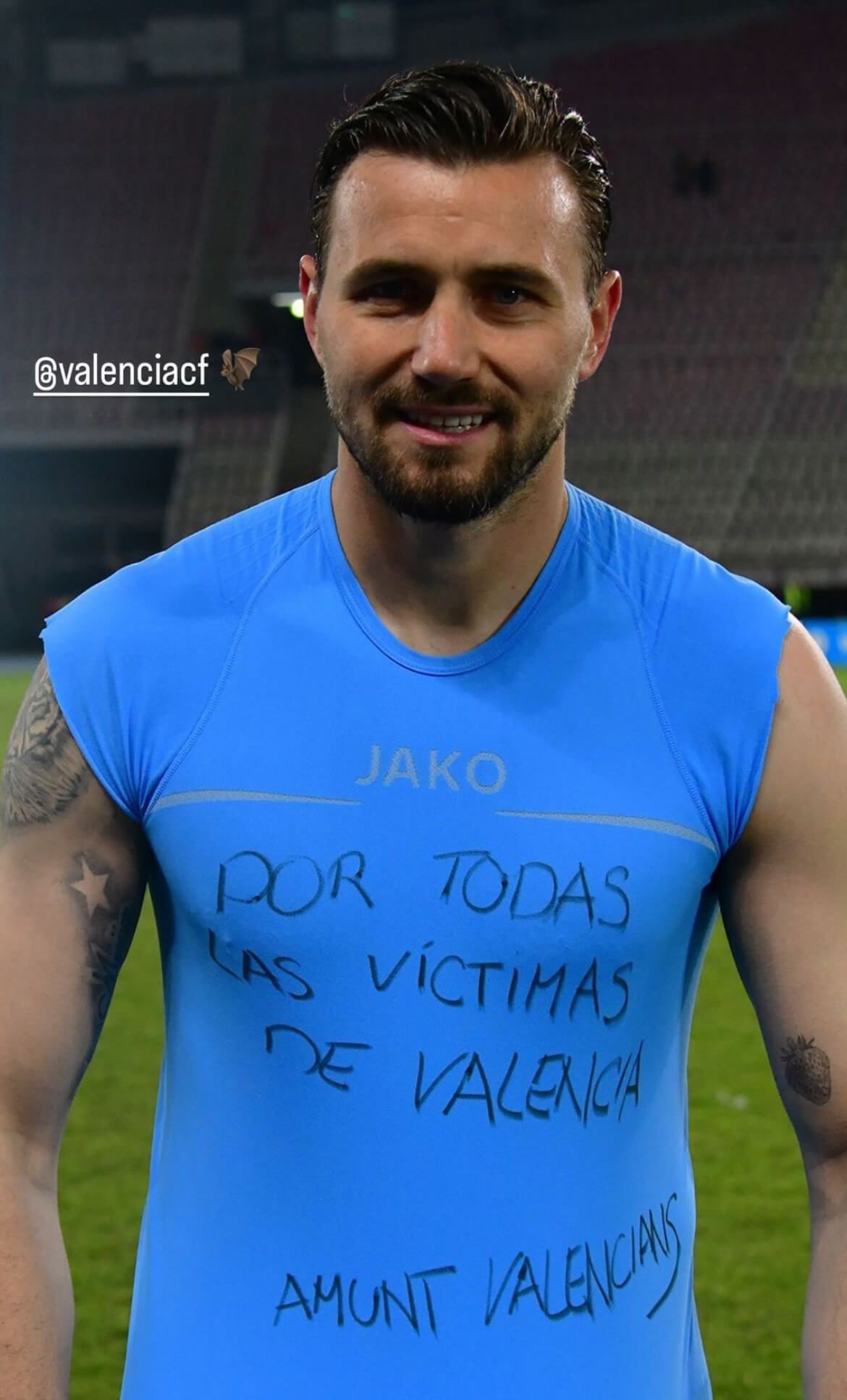  Stole Dimitrievski, portería a cero con mensaje.