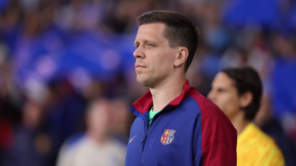 Szczesny antes de un partido del Barcelona (Fuente: Europa Press)