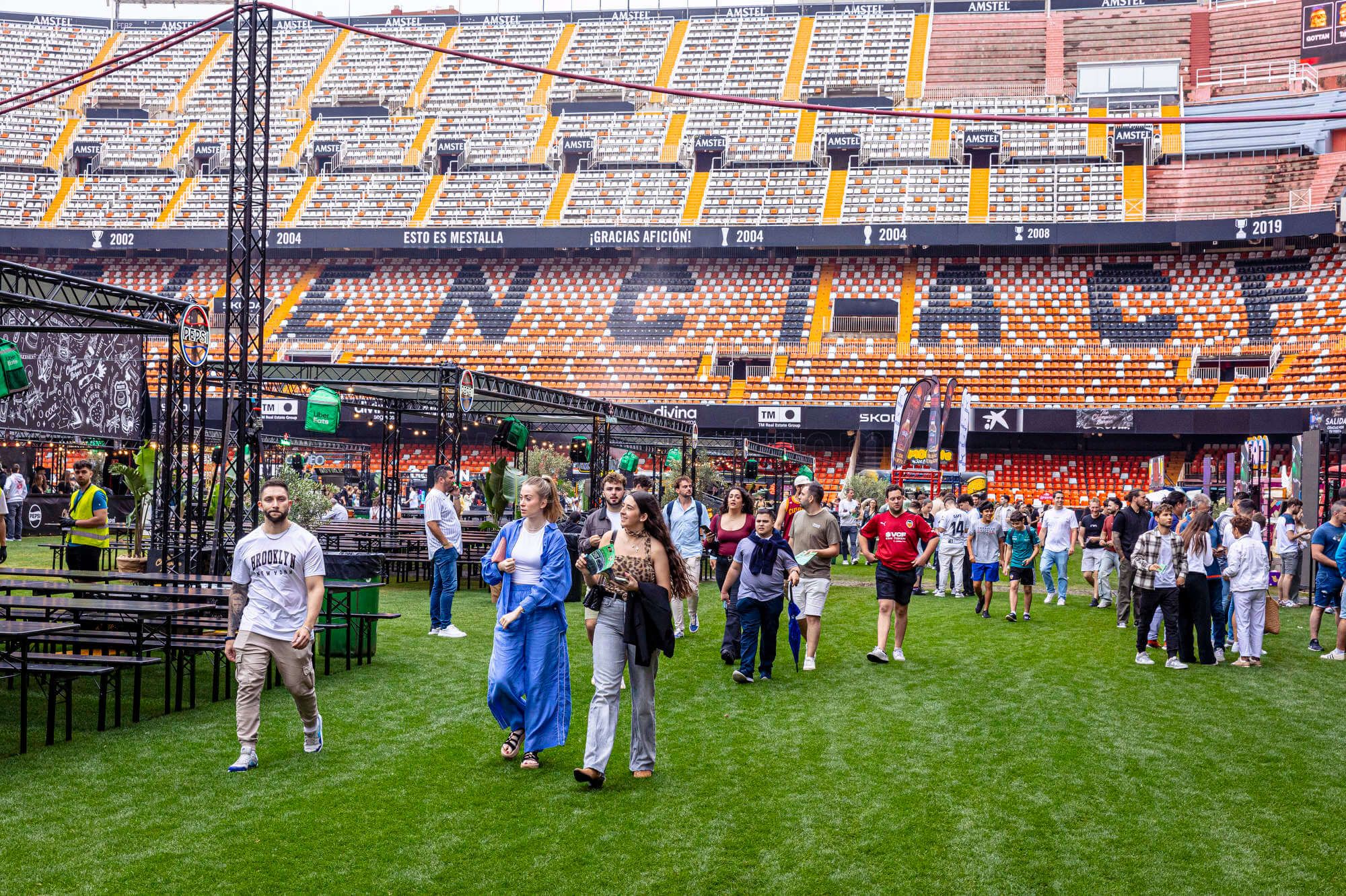 The Champions Burguer vuelve a Mestalla, donde estuvo el verano pasado