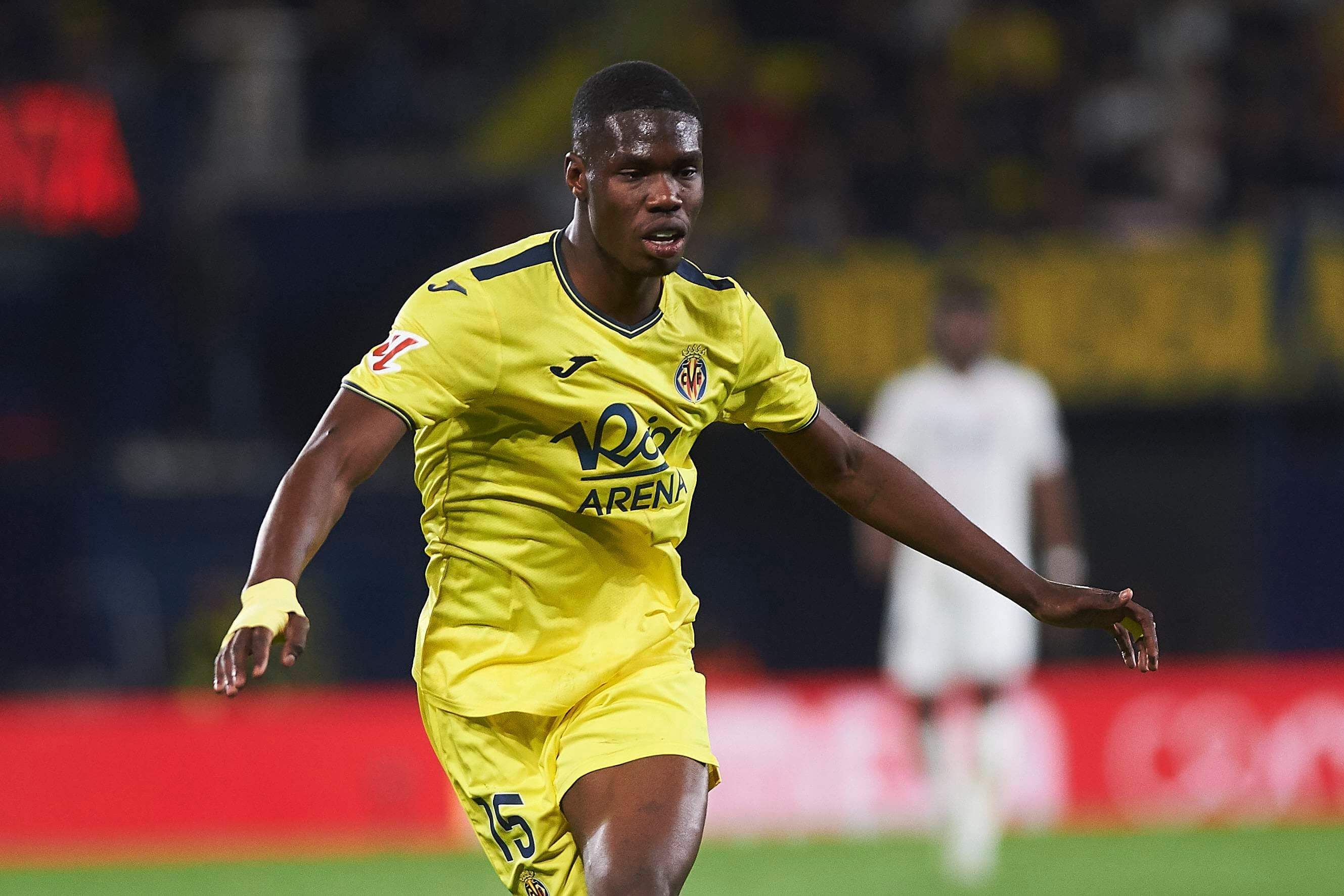  Thierno Barry, durante el Villarreal-Real Madrid.