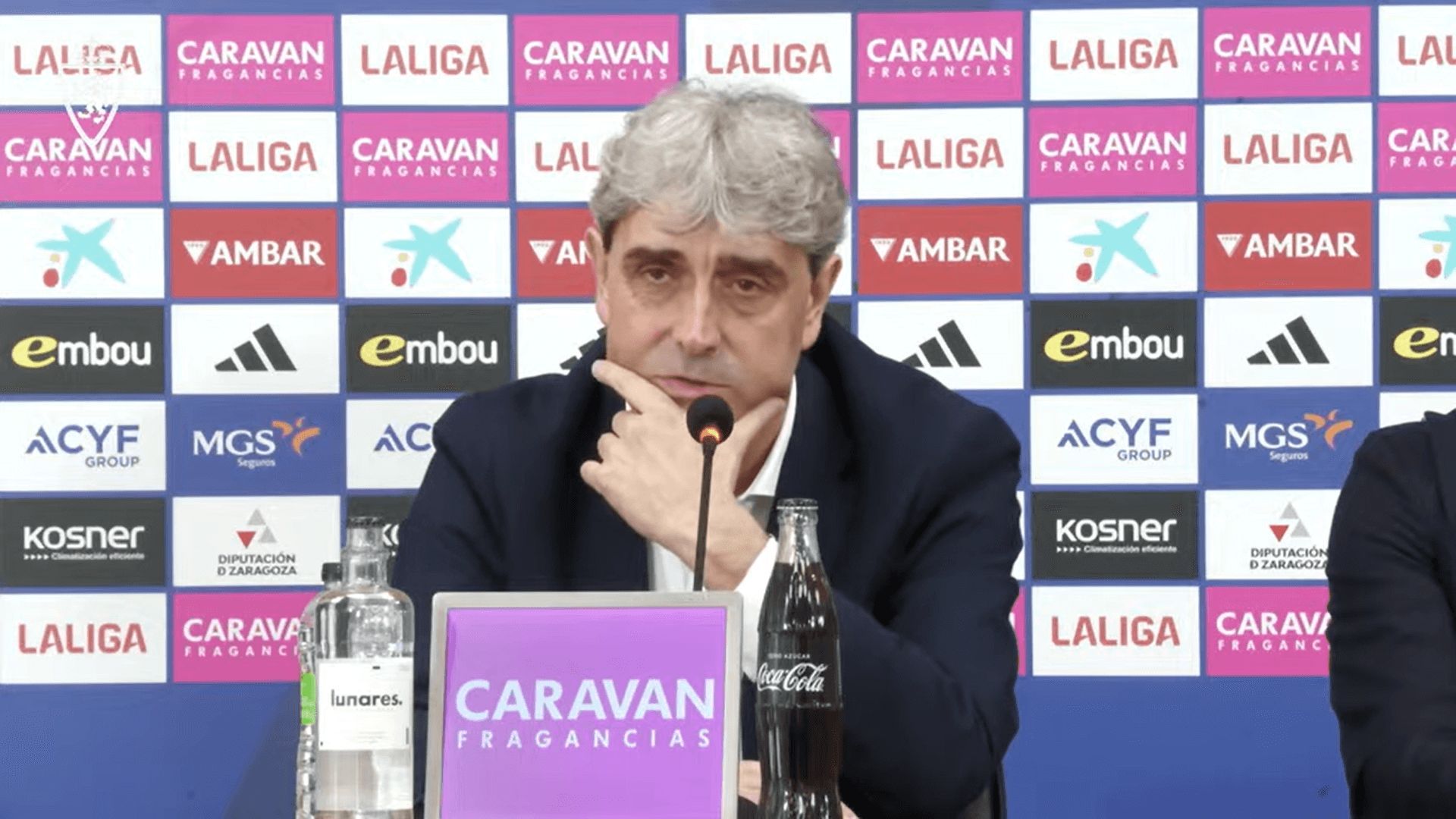 Txema Indias, en su presentación como director deportivo del Real Zaragoza.