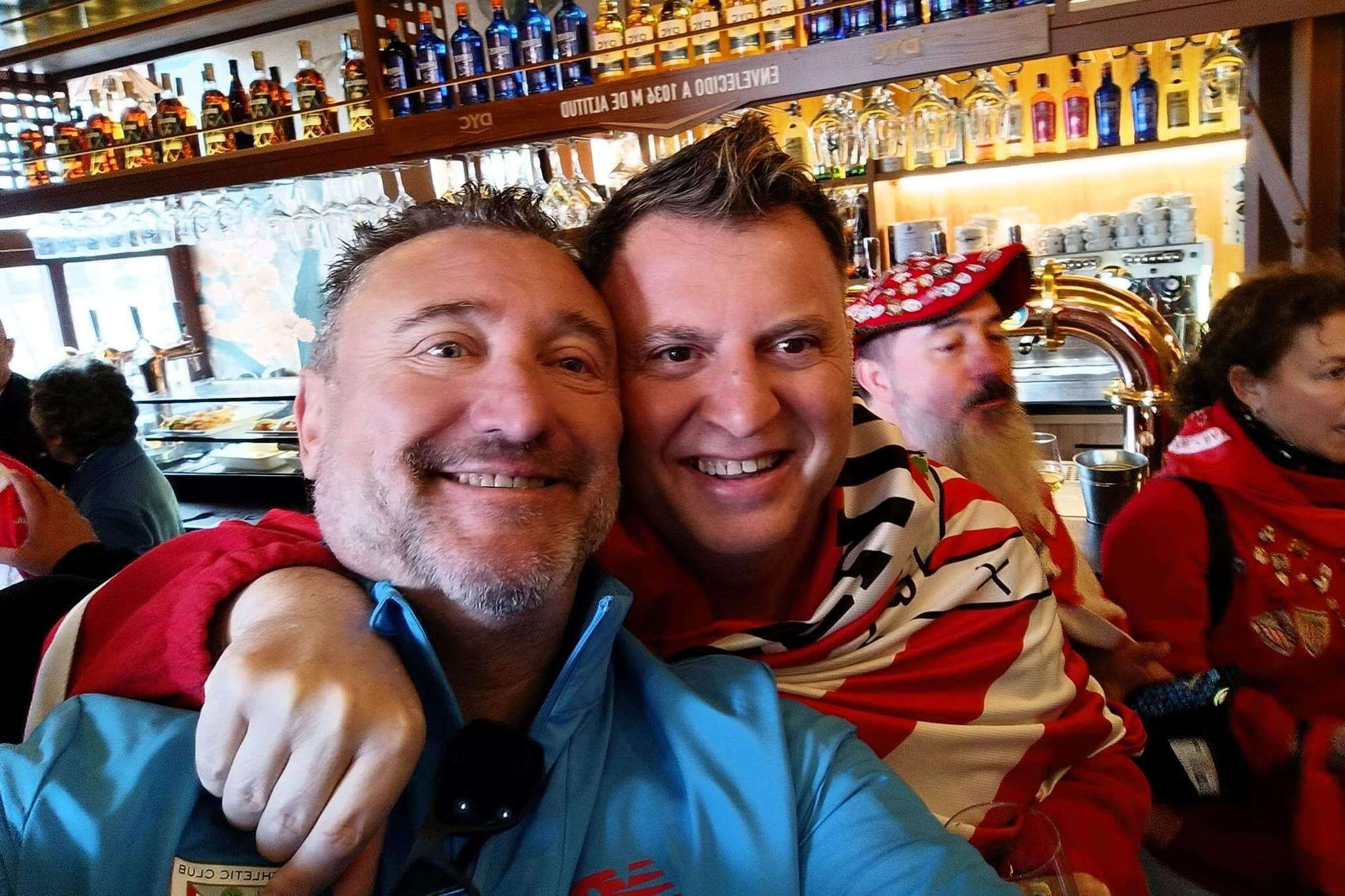  Txema Pastor, integrante de la Peña Gainza del Athletic Club de Minglanilla (Cuenca).