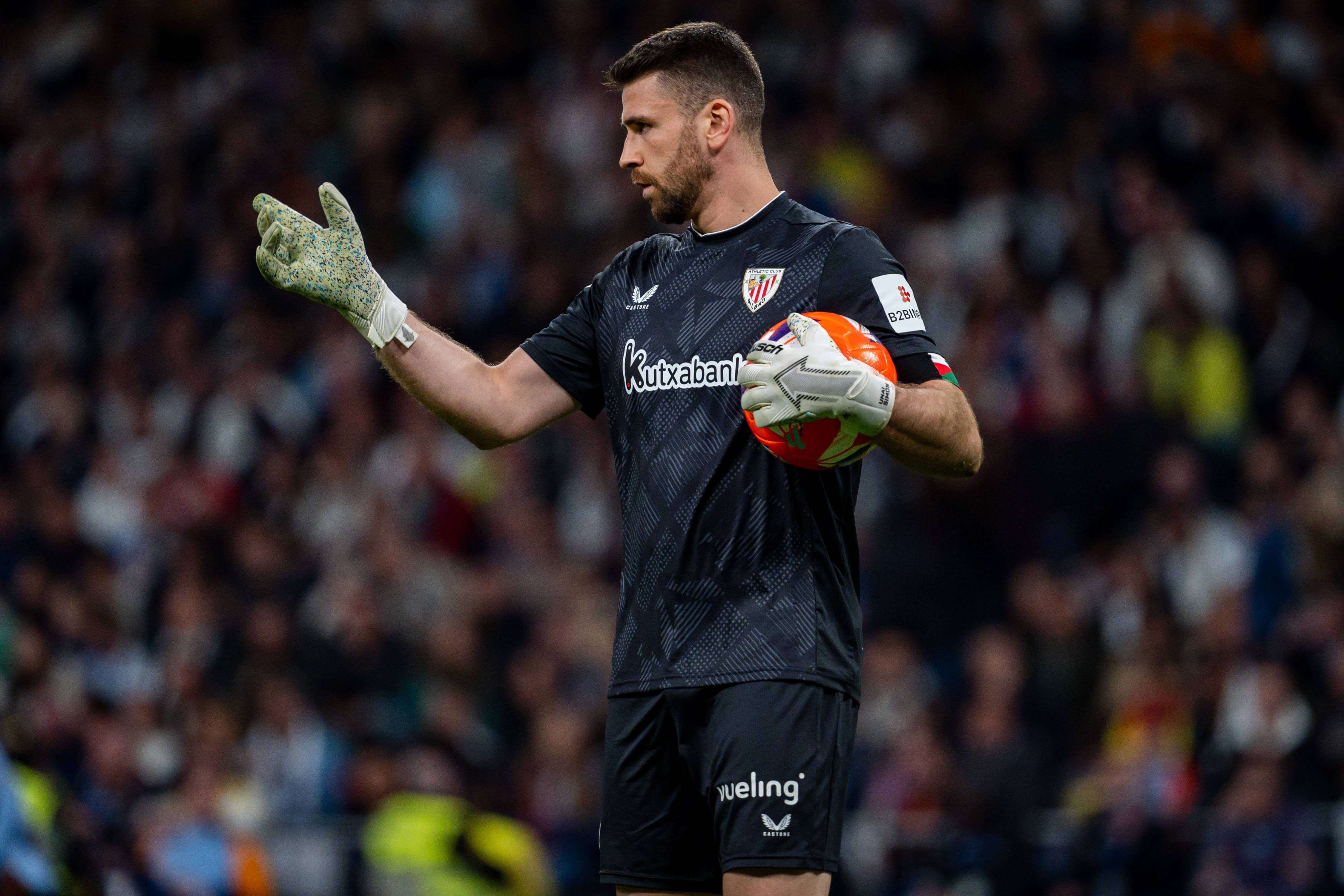  Unai Simón, en un partido del Athletic.