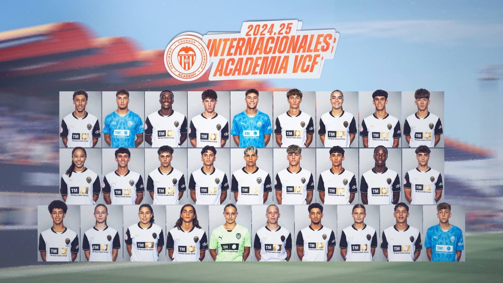  Uno de cada siete canteranos del Valencia CF es internacional
