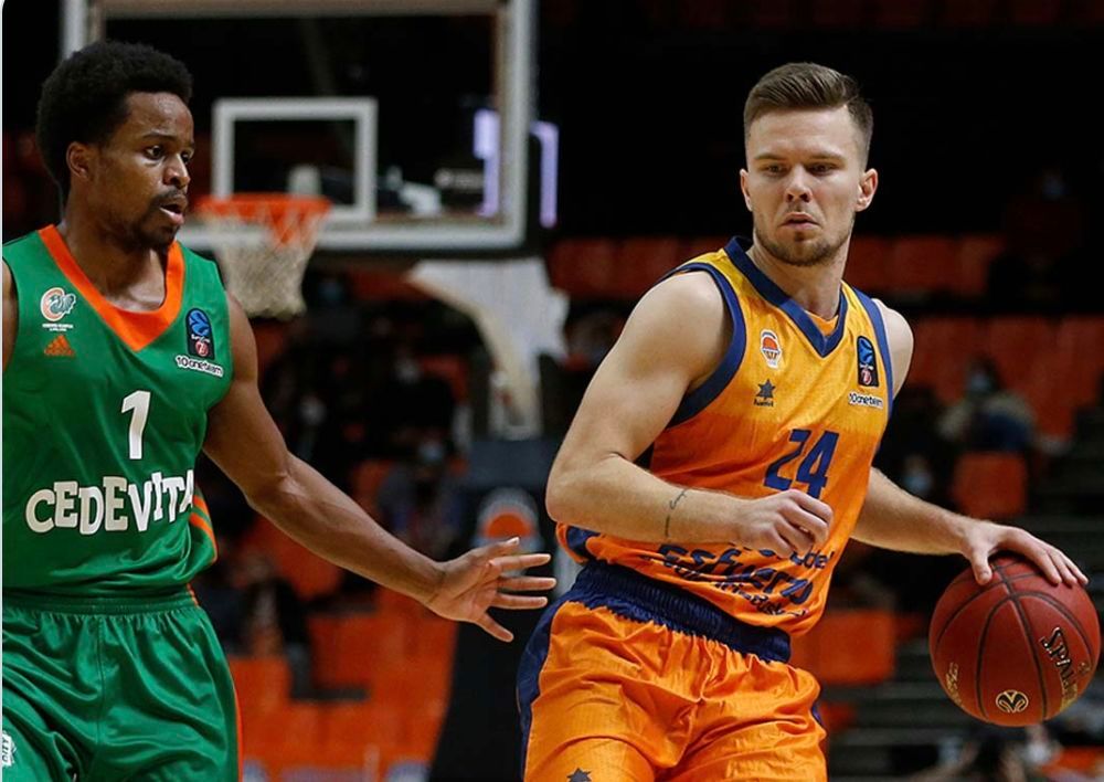 Valencia Basket cae sin remisión ante el Cedevita Olimpija (85-97)