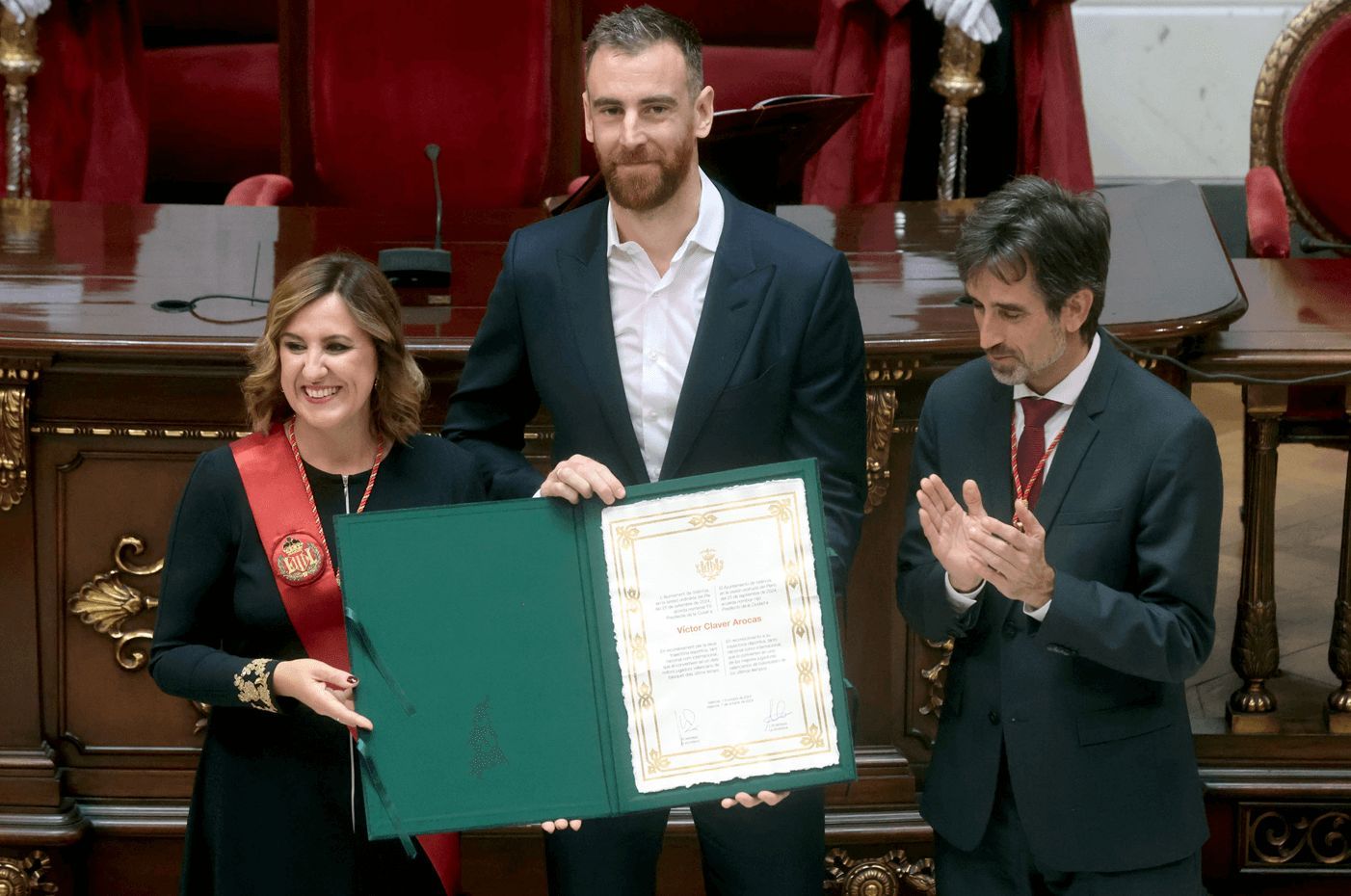 Víctor Claver y Ricardo Ten, nuevos hijos predilectos de la ciudad de València