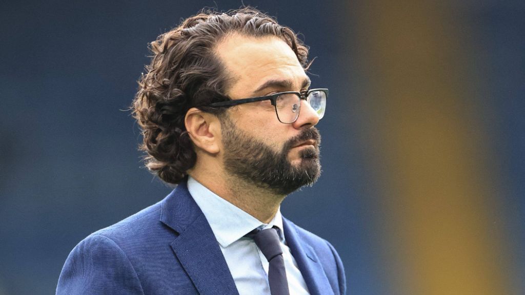 Víctor Orta, en el Leeds.