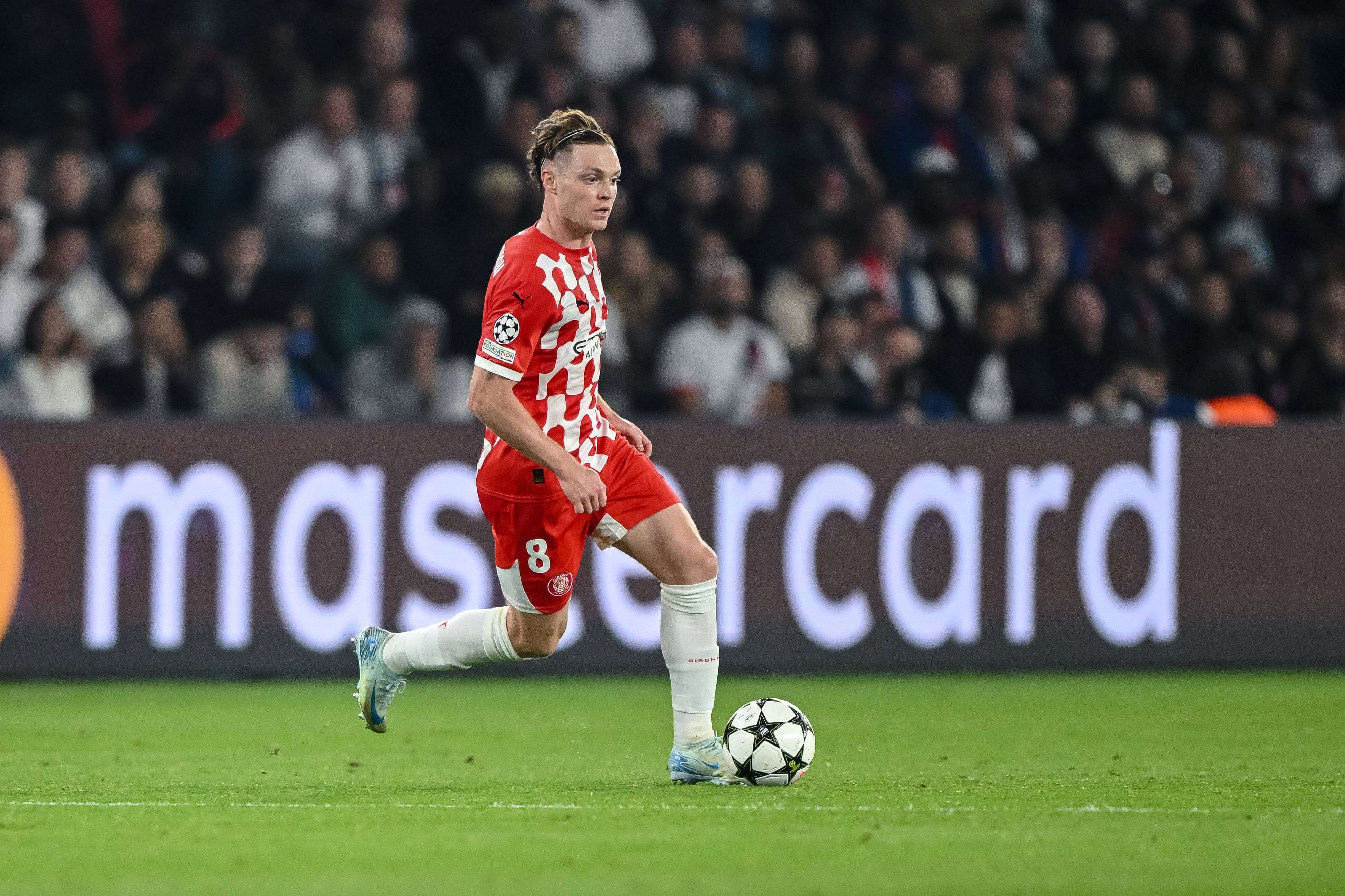 Viktor Tsygankov, en un partido del Girona.