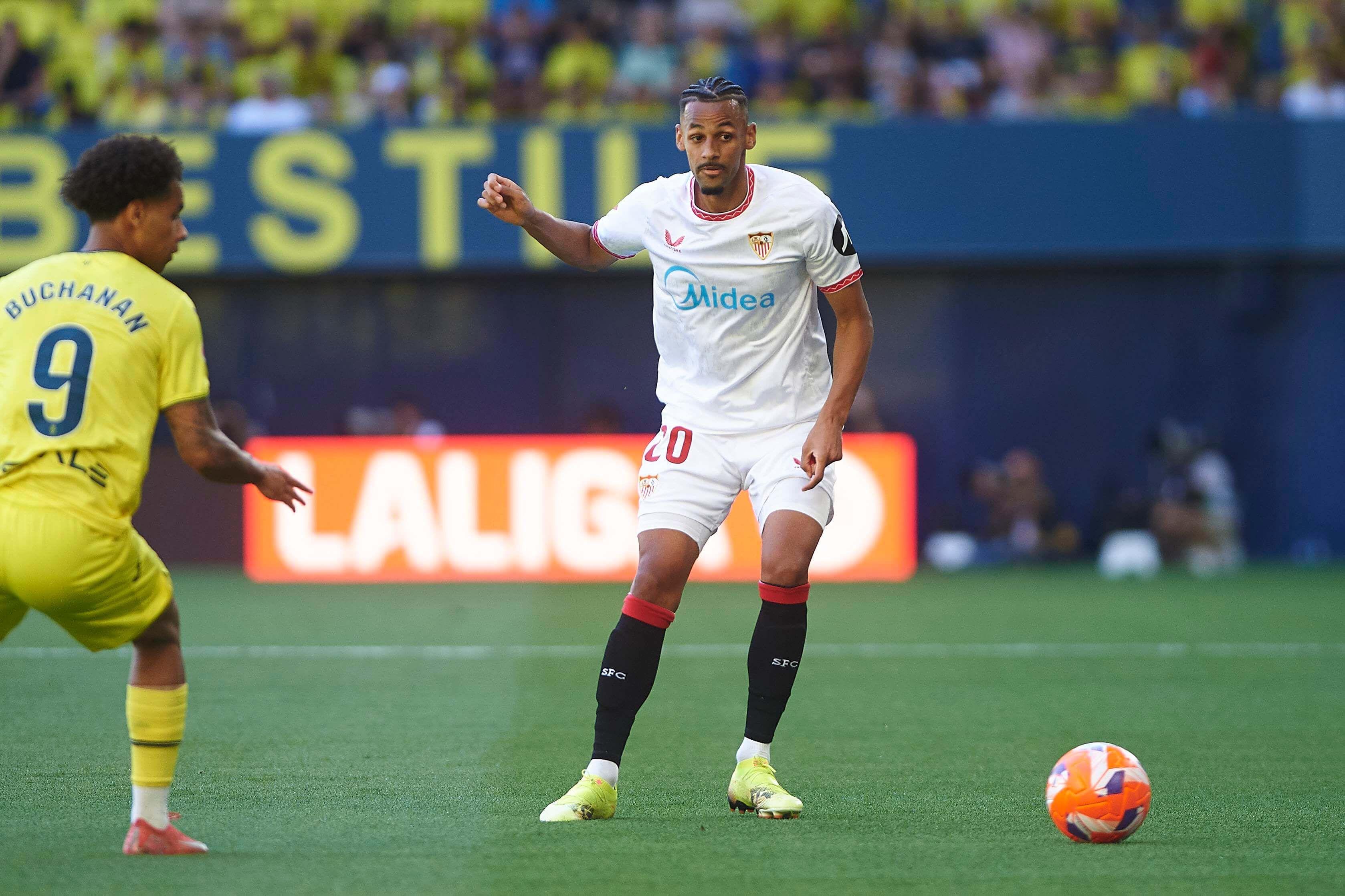 Sow, en el Villarreal-Sevilla.