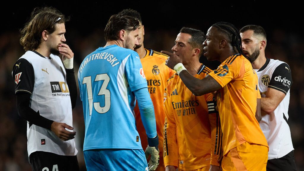  Vinicius Jr en Mestalla (Fuente: Cordon Press)