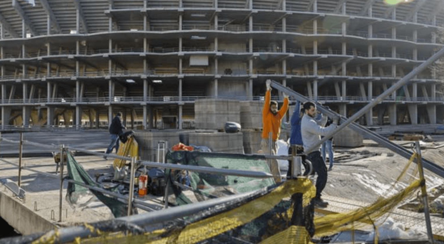  Visita y trabajos en el Nou Mestalla en funcionamiento (Fotos: Dani Meroño)