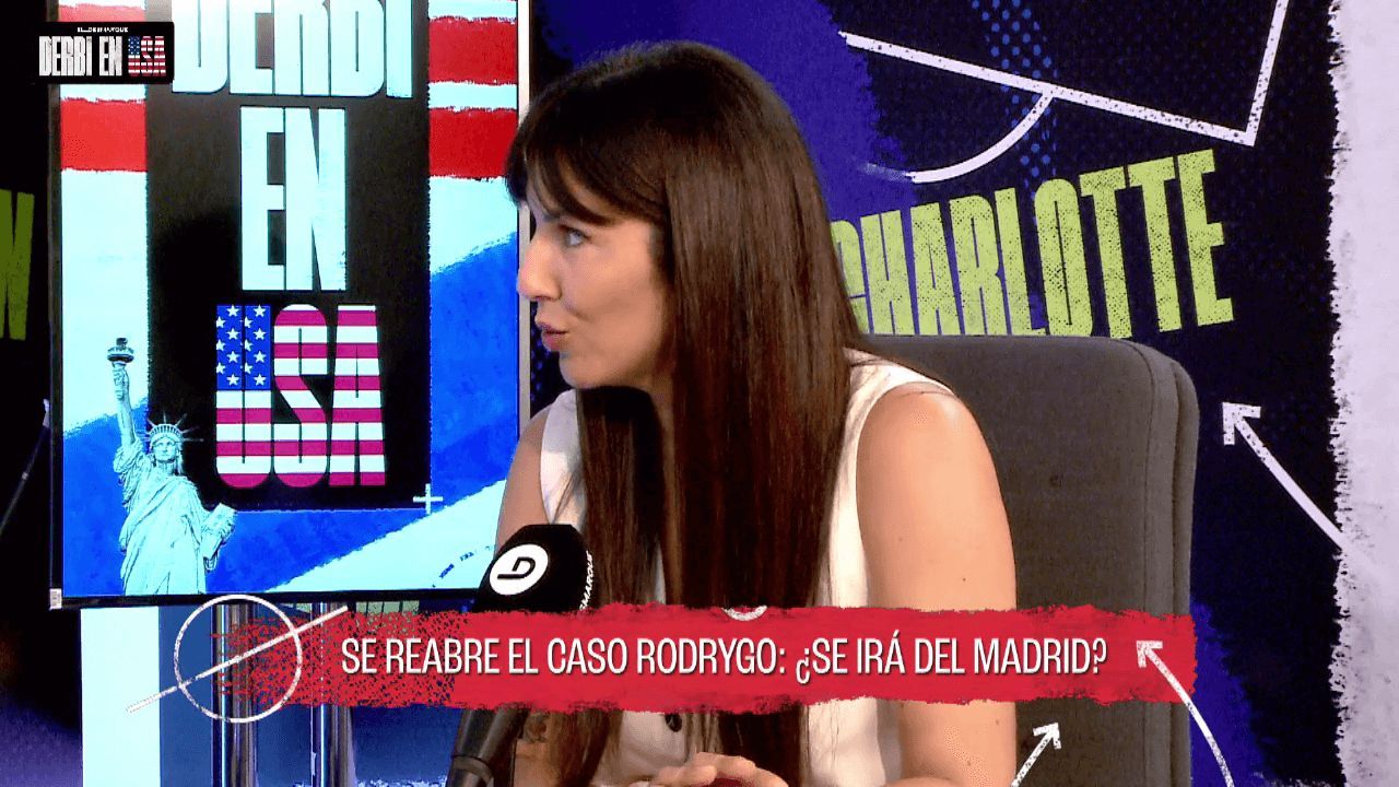 Irene Junquera hablando de Rodrygo en 'Derbi en USA' (ElDesmarque)