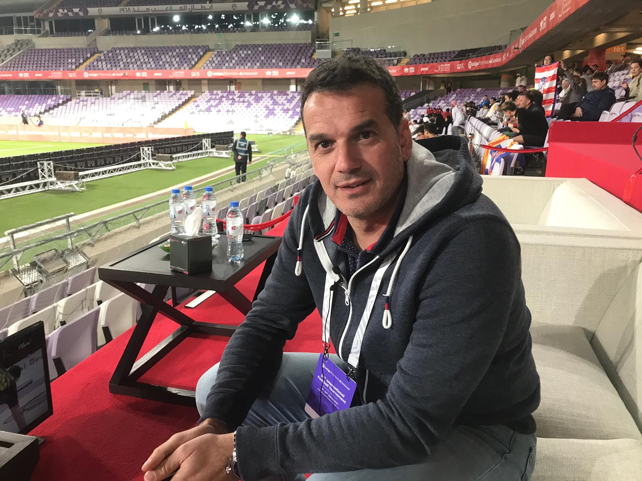  Esteban, durante un encuentro.