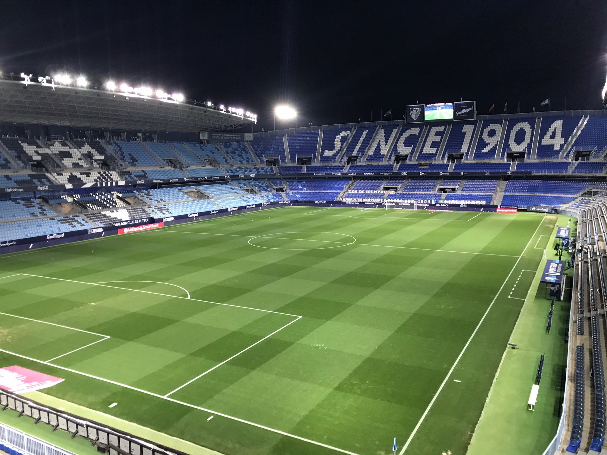  La Rosaleda, estadio del Málaga.