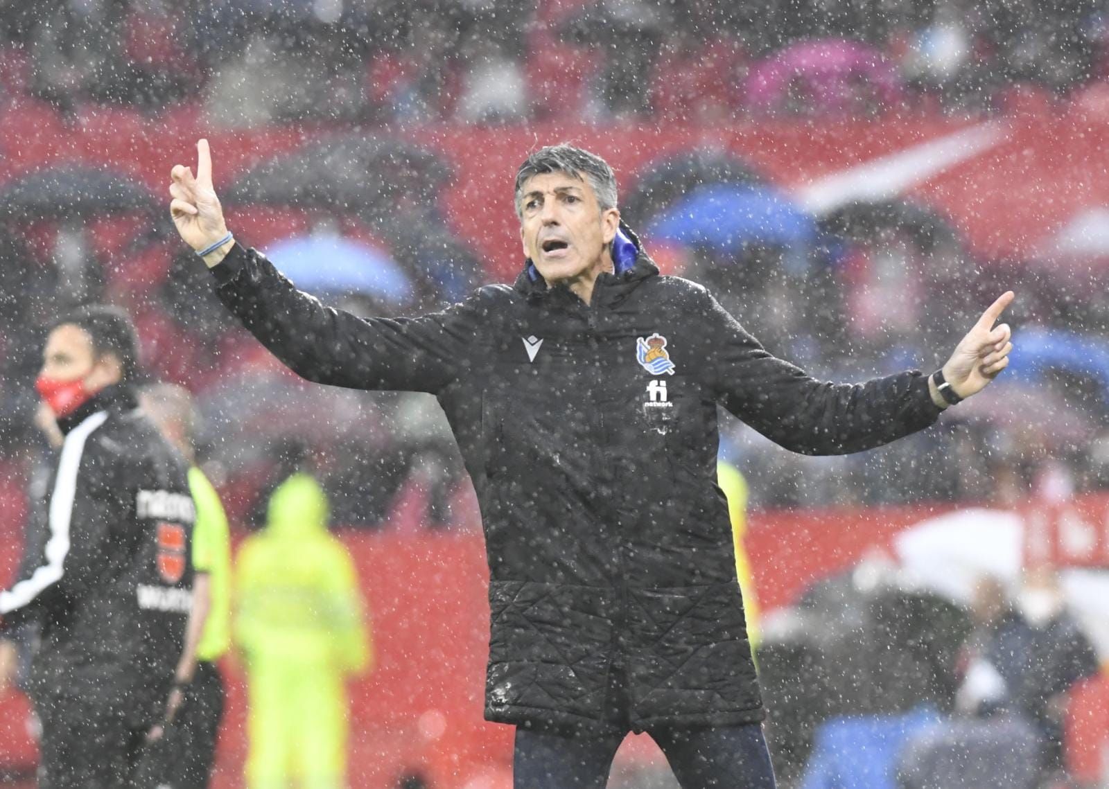 Imanol Alguacil, en el Sánchez-Pizjuán (Foto: Kiko Hurtado).