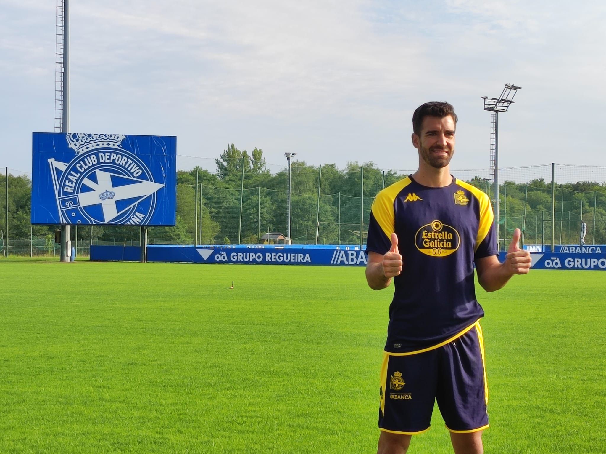  Germán Parreño presentado en Abegondo