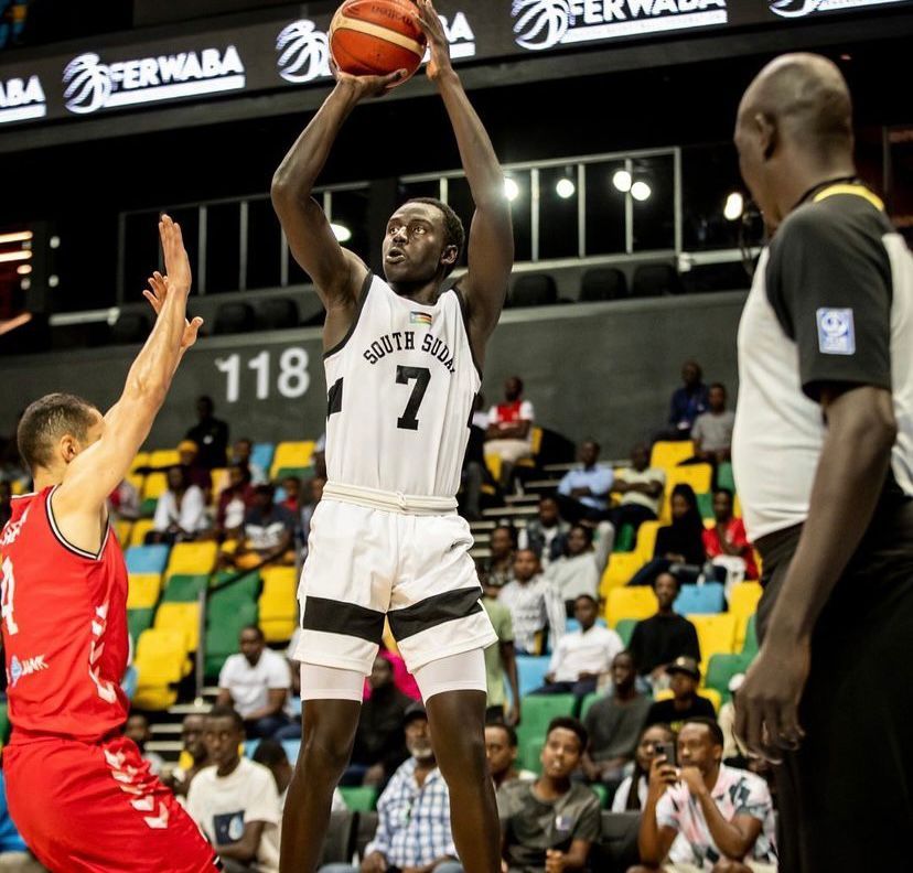  Camiseta para el Mundial de Baloncesto de Sudán del Sur (Redes sociales)