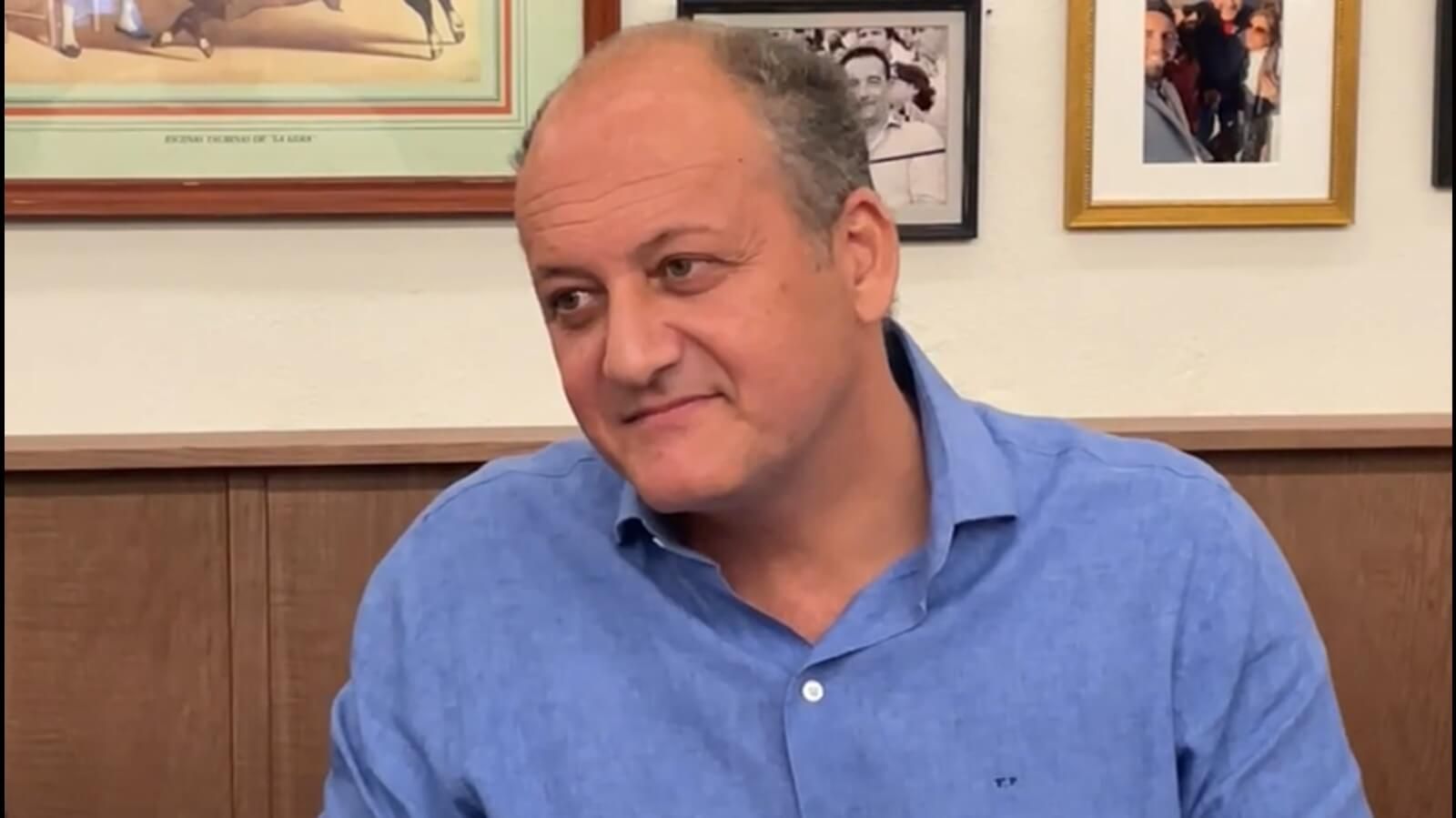  Fabrice Pastor, en su desayuno para los medios.