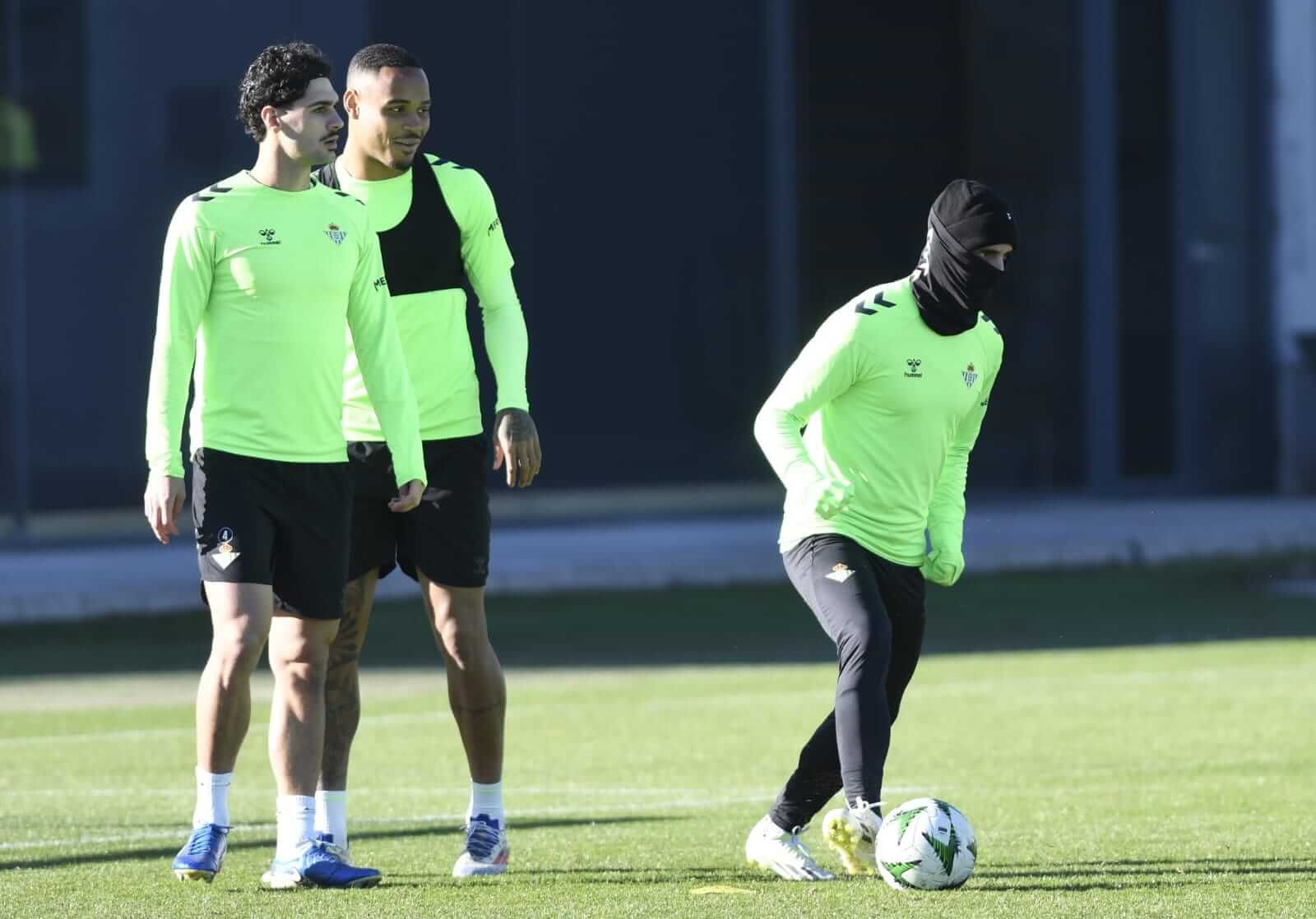  Johnny Cardoso, en la sesión del martes.