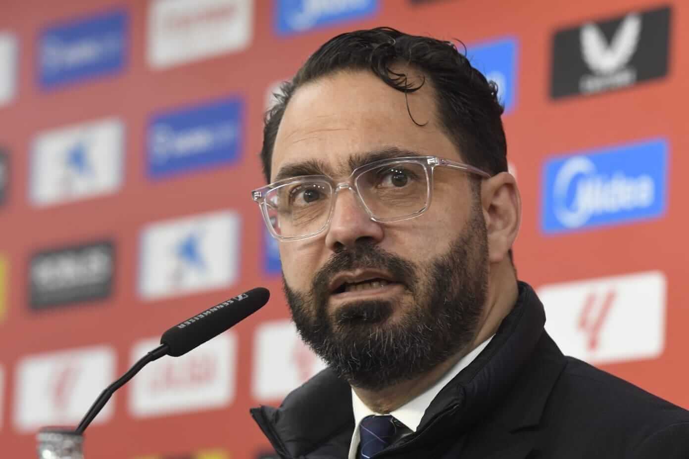 Víctor Orta, en su comparecencia de prensa (Foto: Kiko Hurtado)