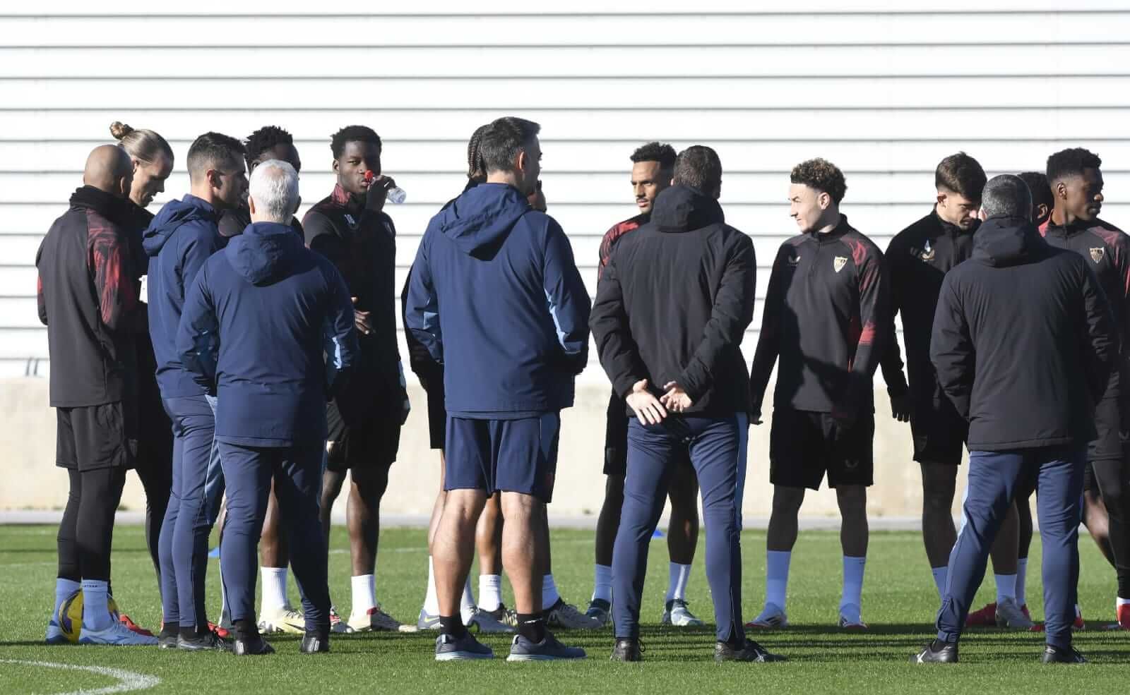  Imagen de una sesión reciente en el Sevilla.