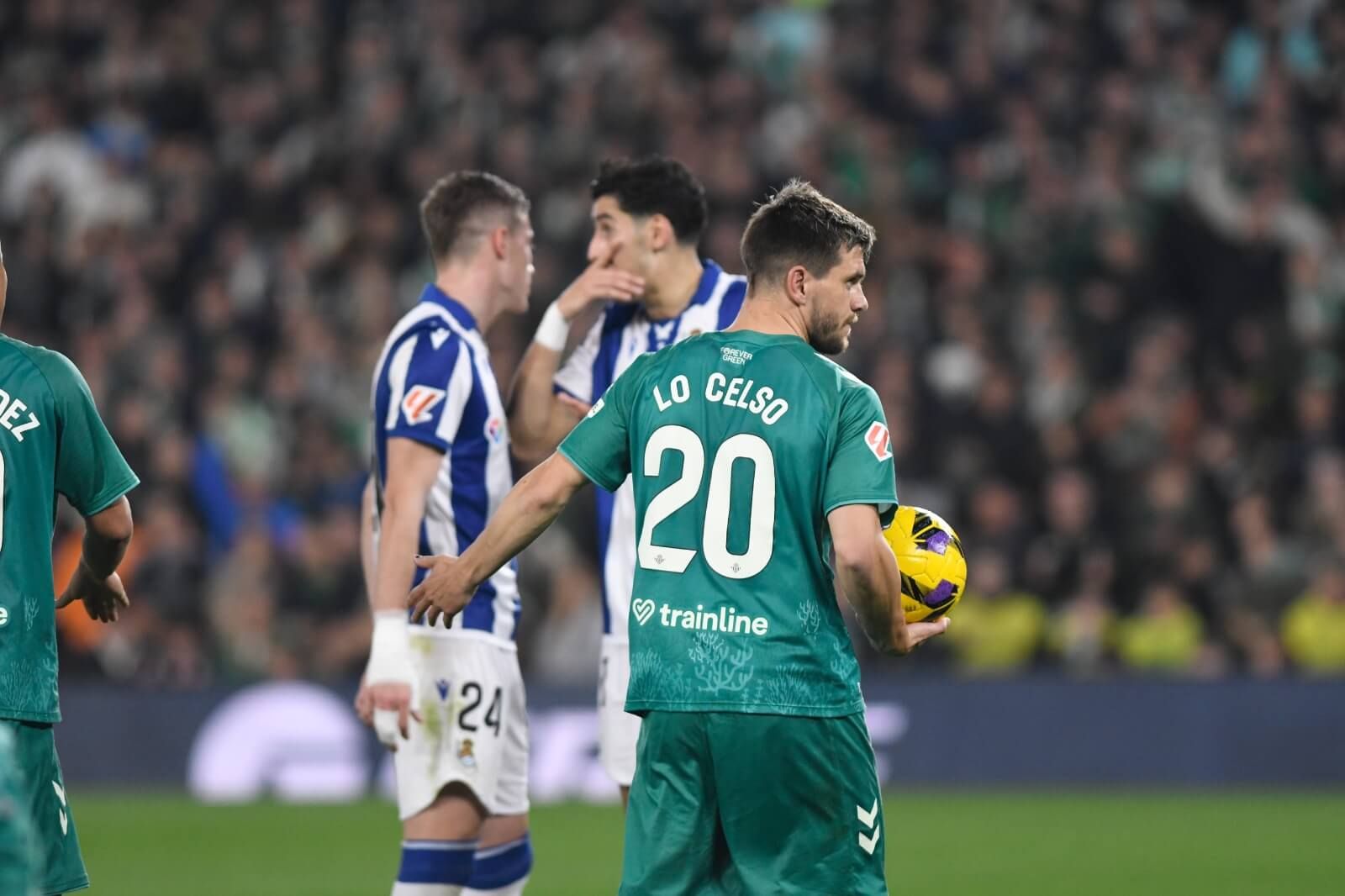  El penalti de Lo Celso ante la Real Sociedad