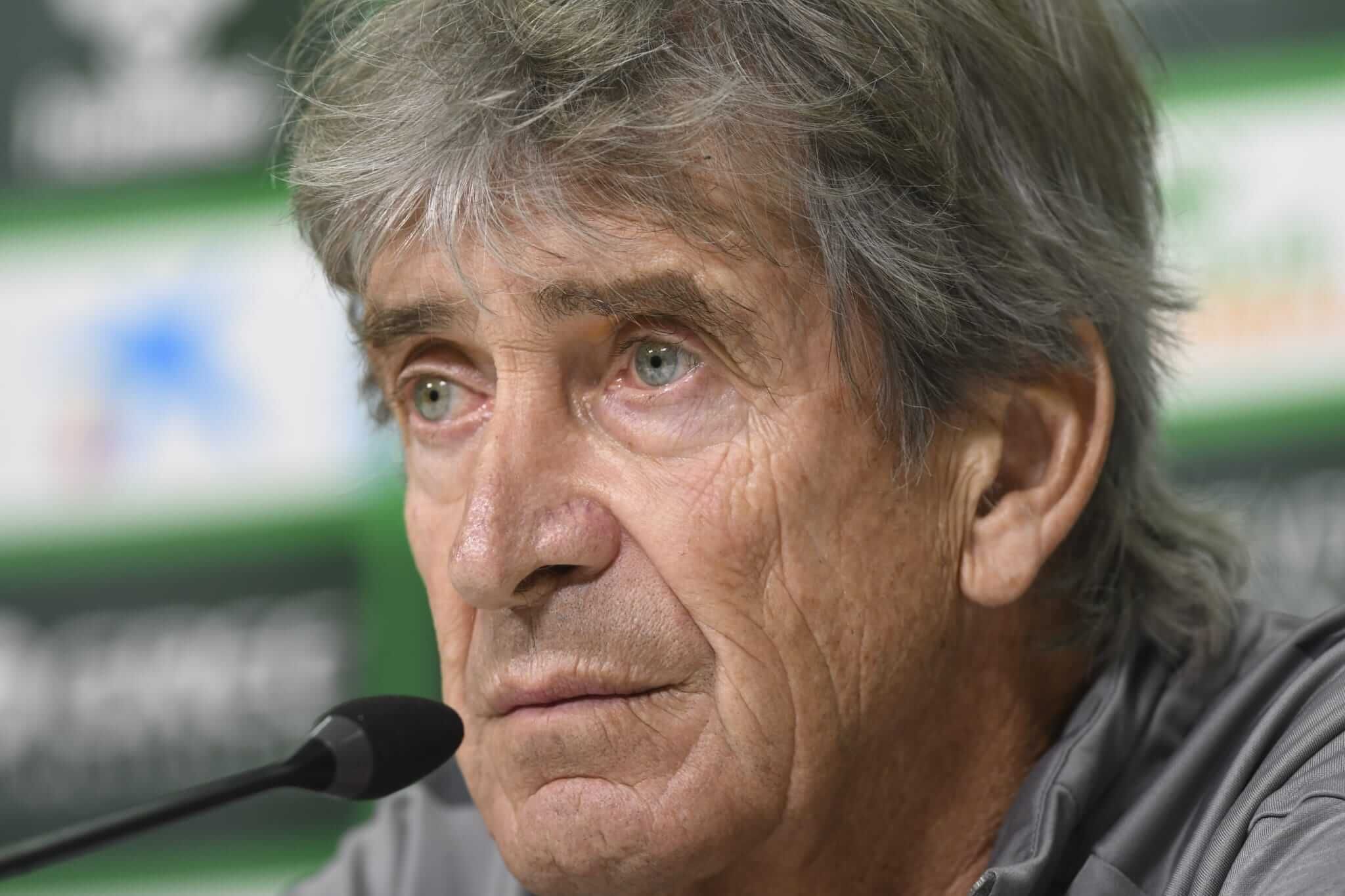  Manuel Pellegrini, en sala de prensa
