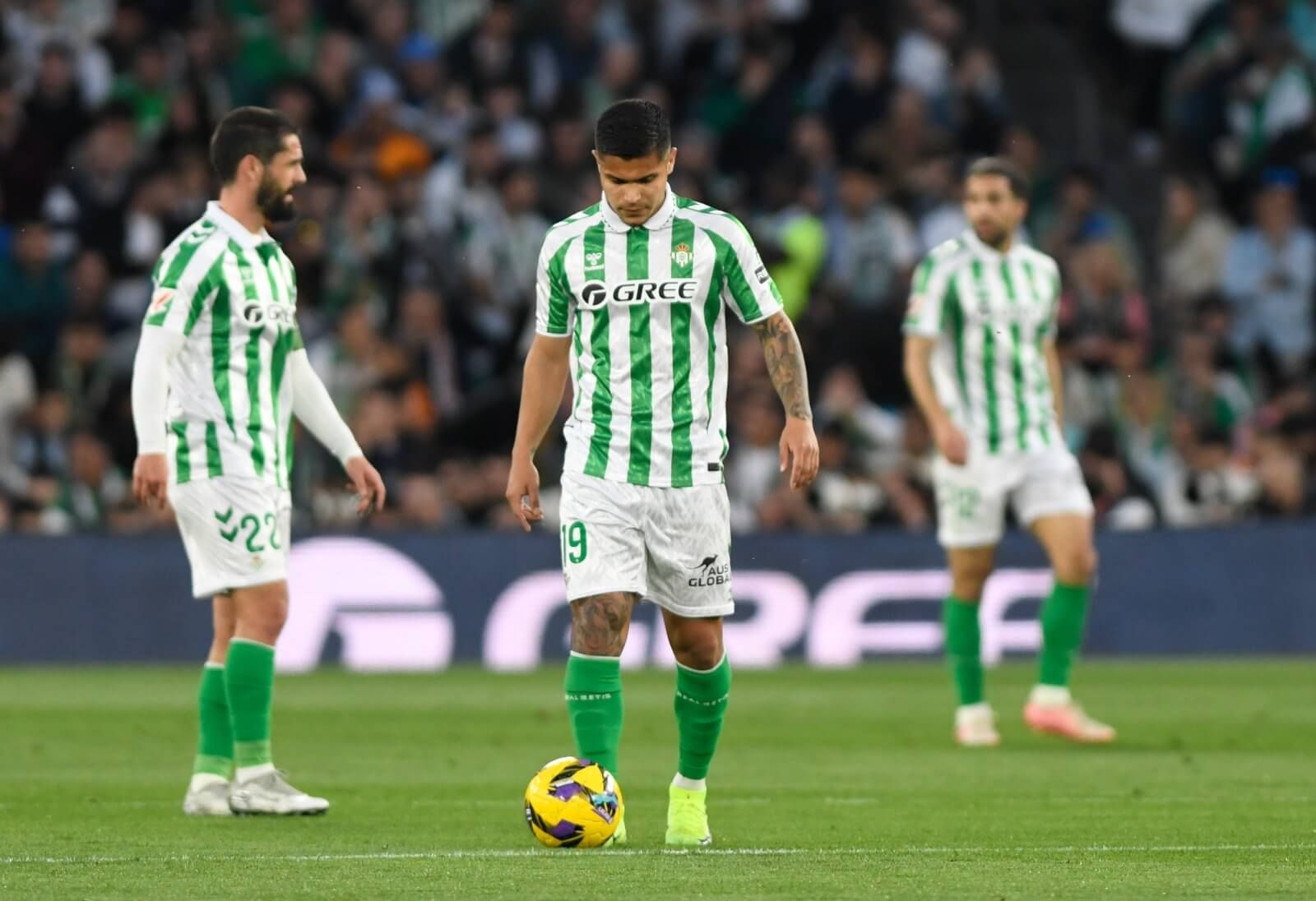 El Cucho Hernández, en el partido ante el Real Madrid.