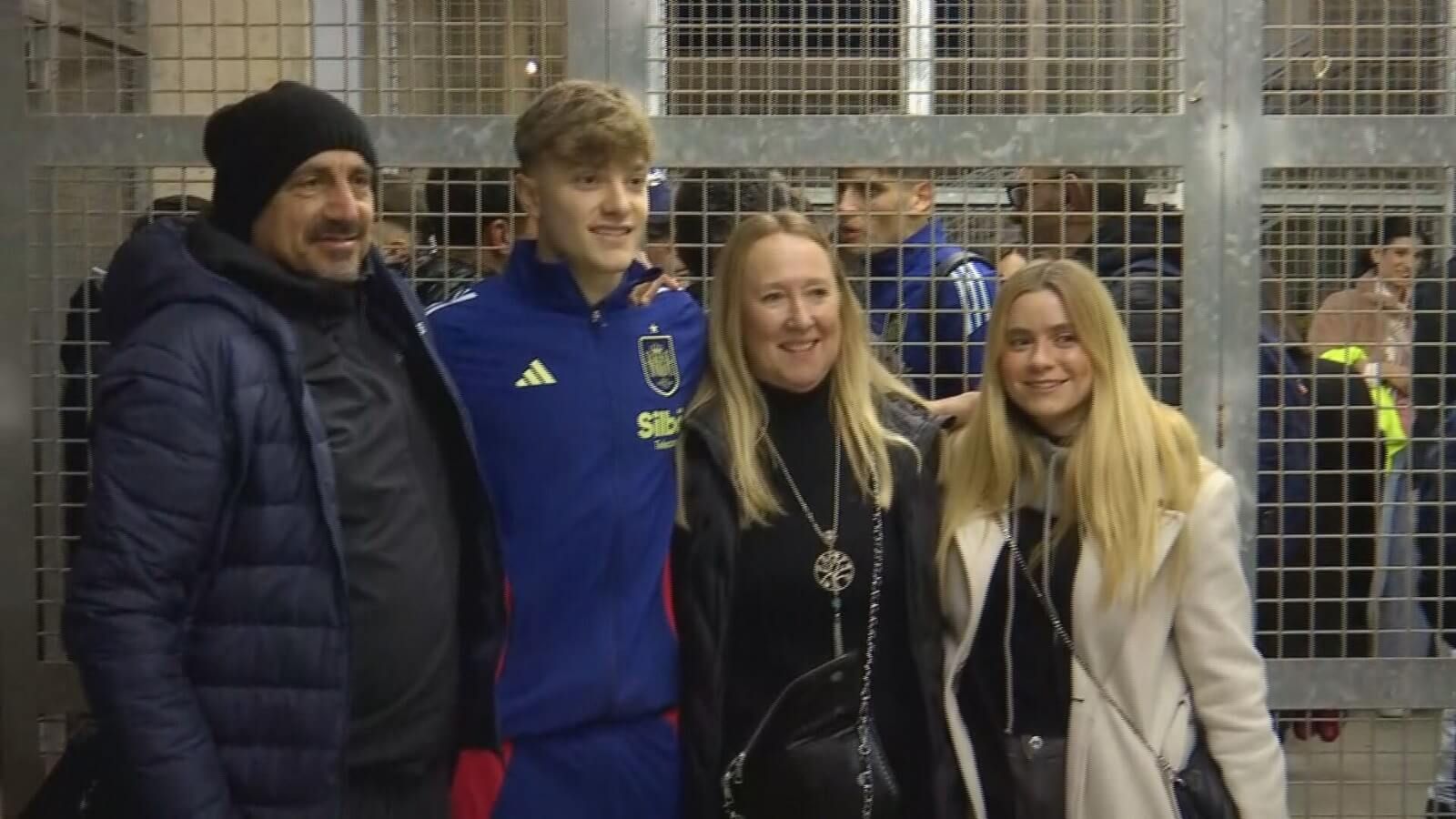  Jesús Rodríguez, junto a sus familiares.