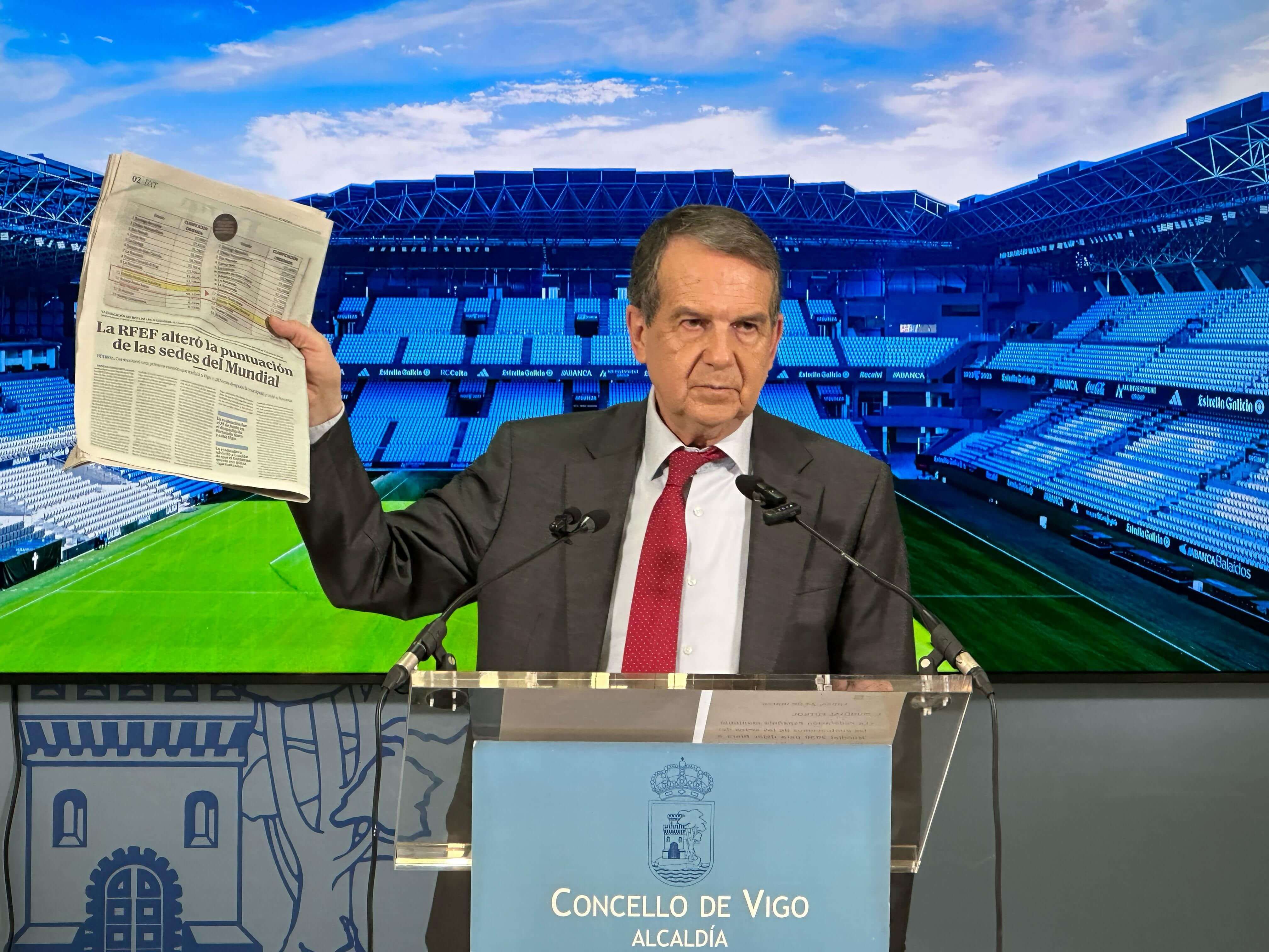  Abel Caballero, alcalde de Vigo.