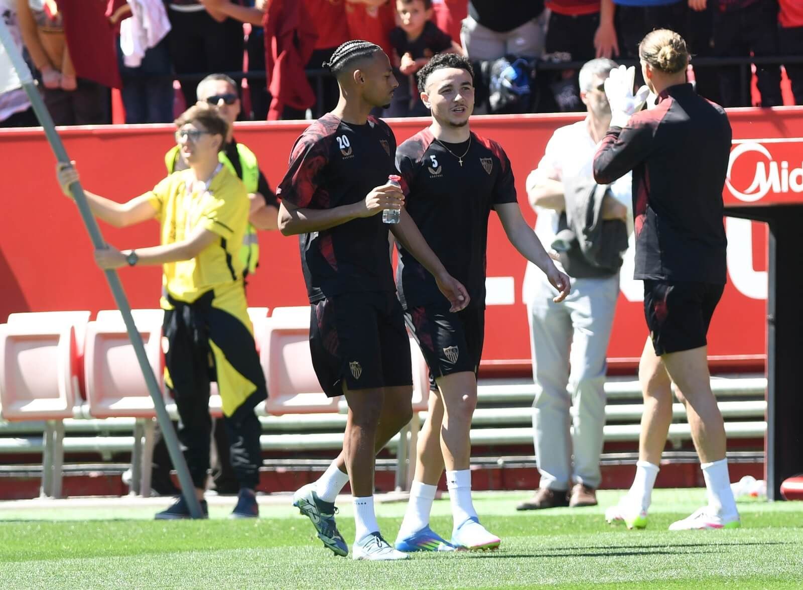  Rubén Vargas, en el entrenamiento