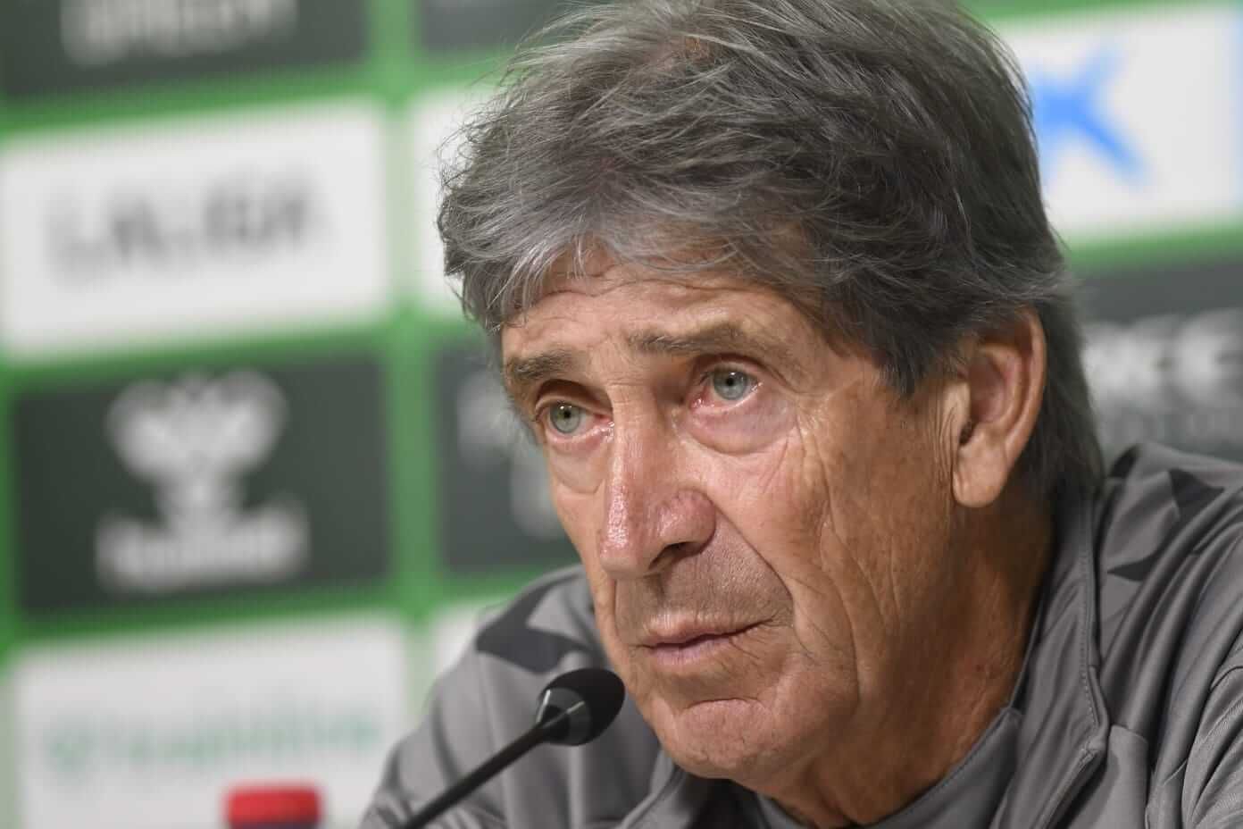 Manuel Pellegrini, en sala de prensa