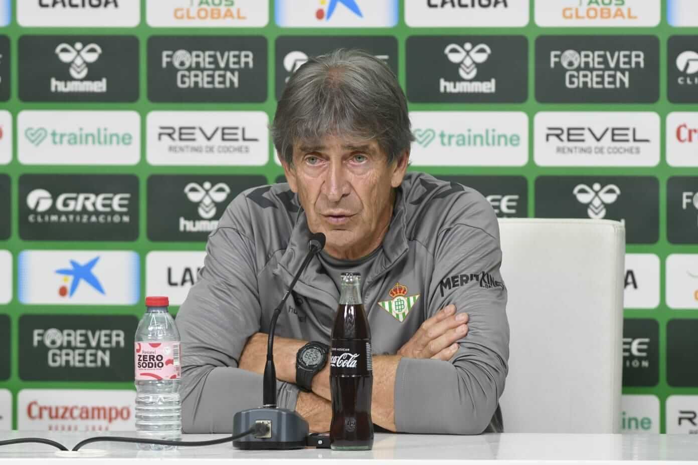 Manuel Pellegrini, en sala de prensa