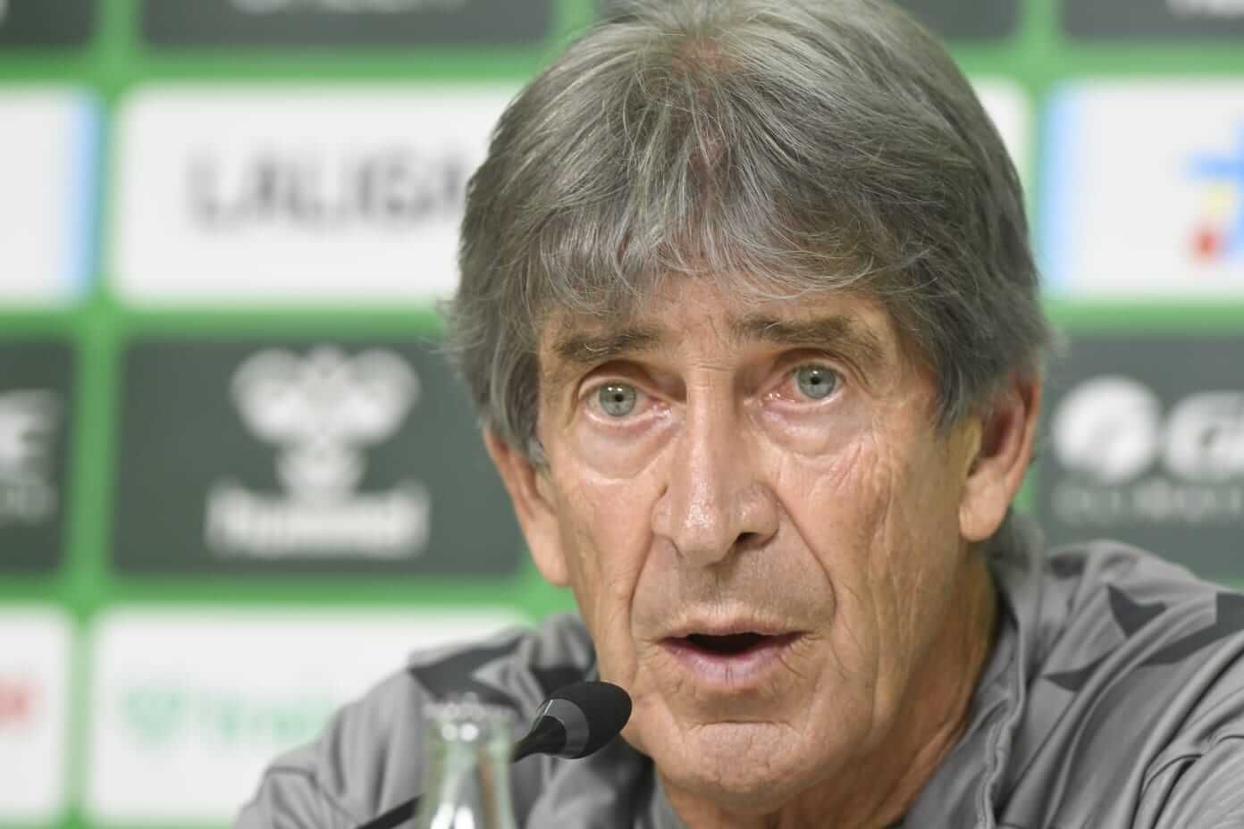 Manuel Pellegrini, en sala de prensa