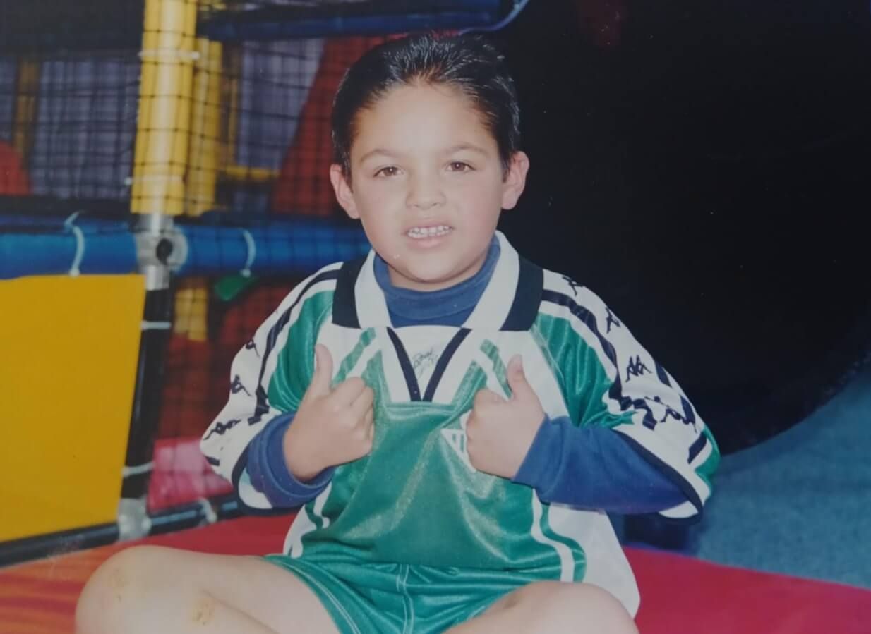  Manuel Marín, aficionado del Betis desde pequeño.