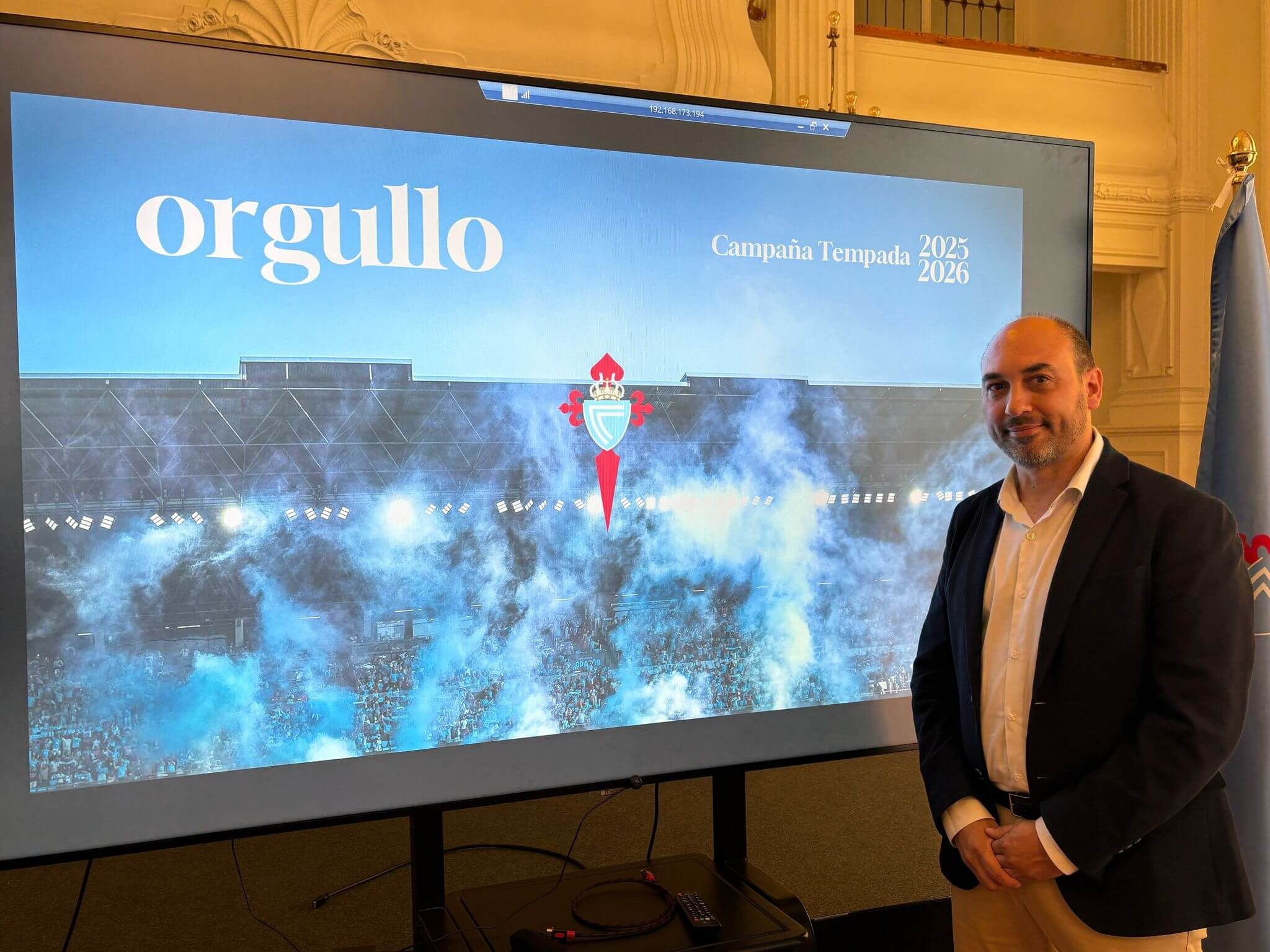 David González, responsable del Área Celtista.