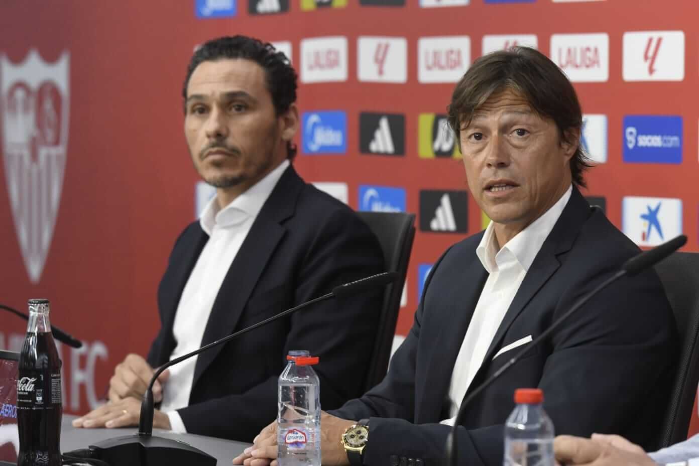  Matías Almeyda, en su presentación como sevillista.