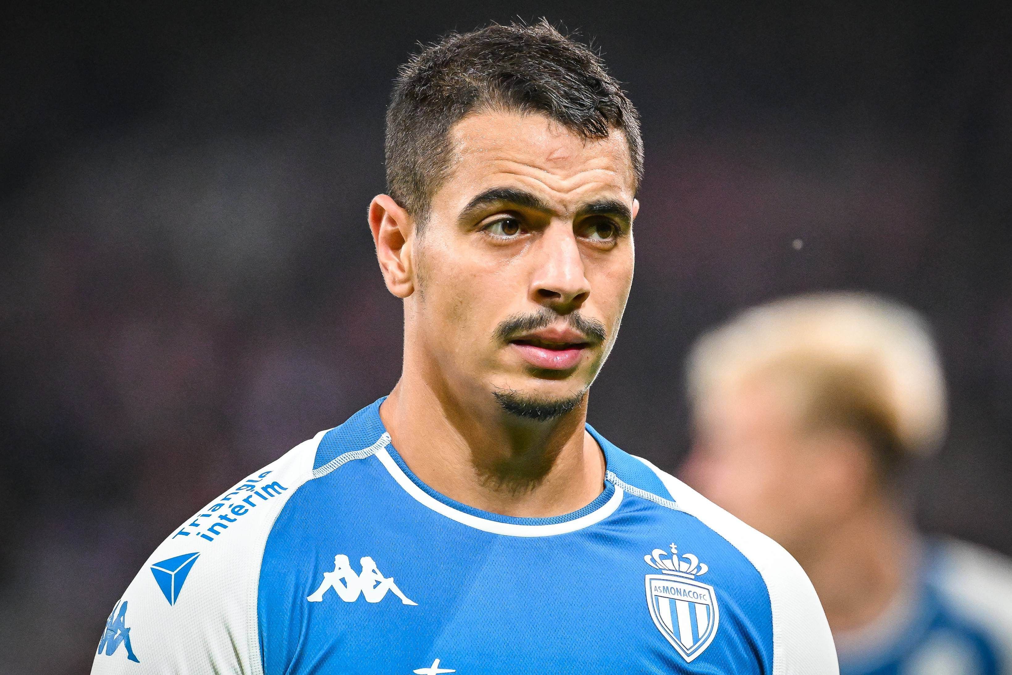  Wissam Ben Yedder, antes de un partido con el Mónaco.