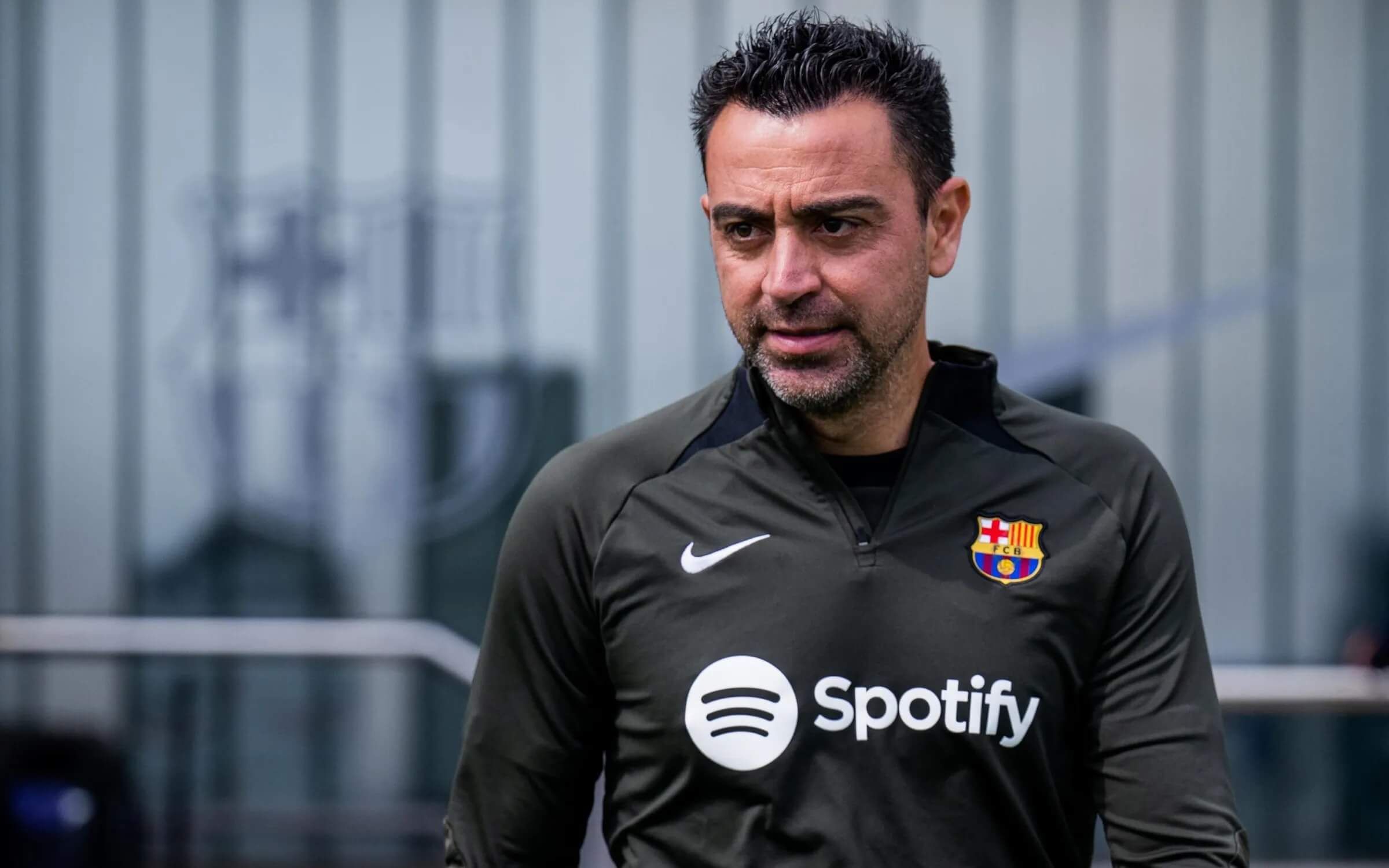  Xavi Hernández, en una sesión del Barcelona.