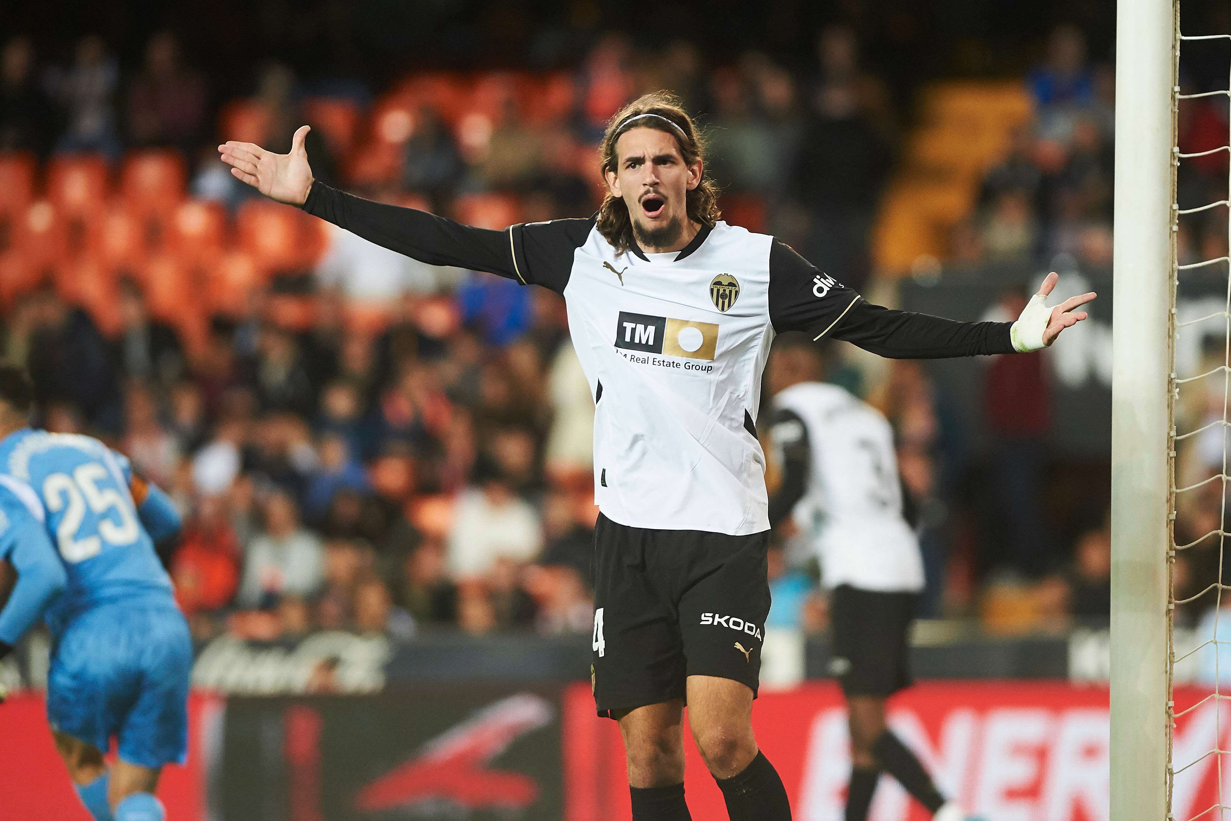 Yarek Gasiorowski, ante el Rayo Vallecano.