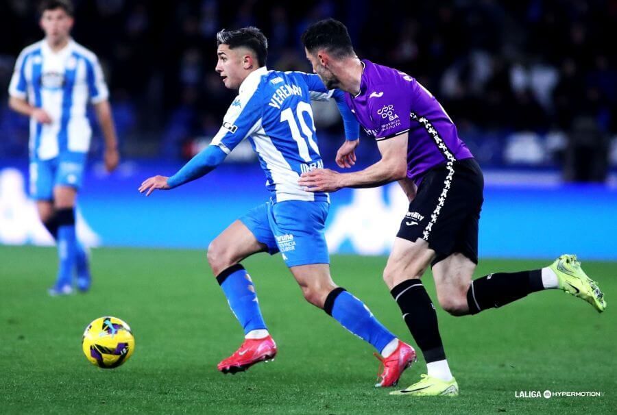  Yeremay, durante el Dépor-Córdoba en Riazor.