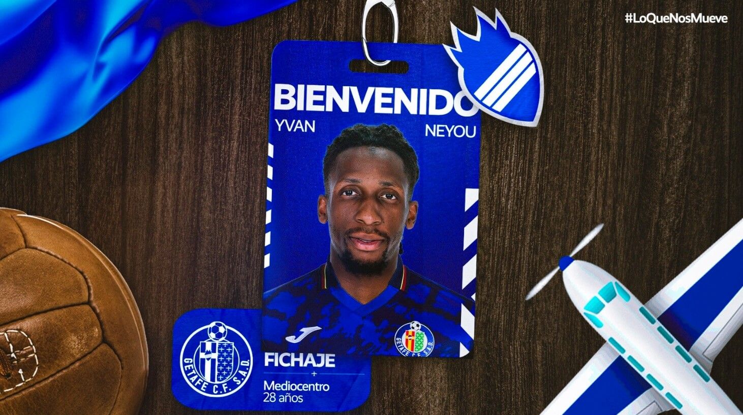 Yvan Neyou, nuevo jugador del Getafe (Foto: Getafe).