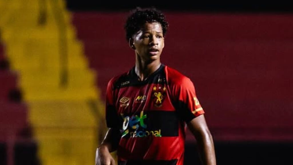 Zé Lucas, en un partido con Sport Club do Recife (Instagram)