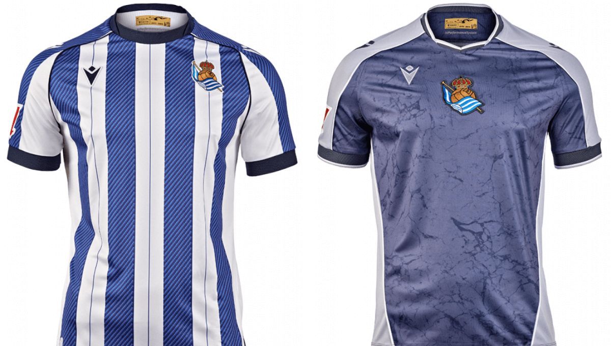  Las camisetas de la Real Sociedad 2025/2026.