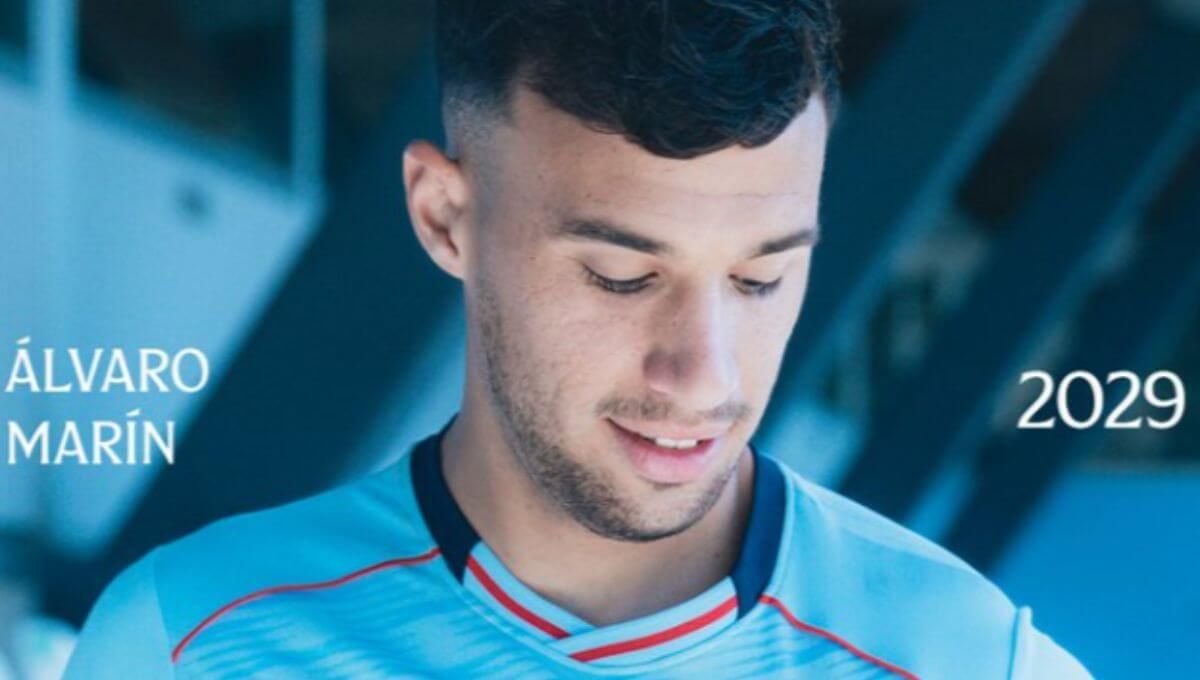 Álvaro Marín, nuevo fichaje del Celta Fortuna (FOTO: Celta de Vigo).