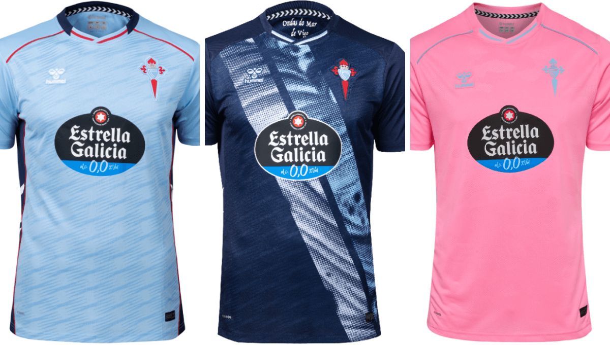  Las camisetas del Celta de Vigo 2025/2026.